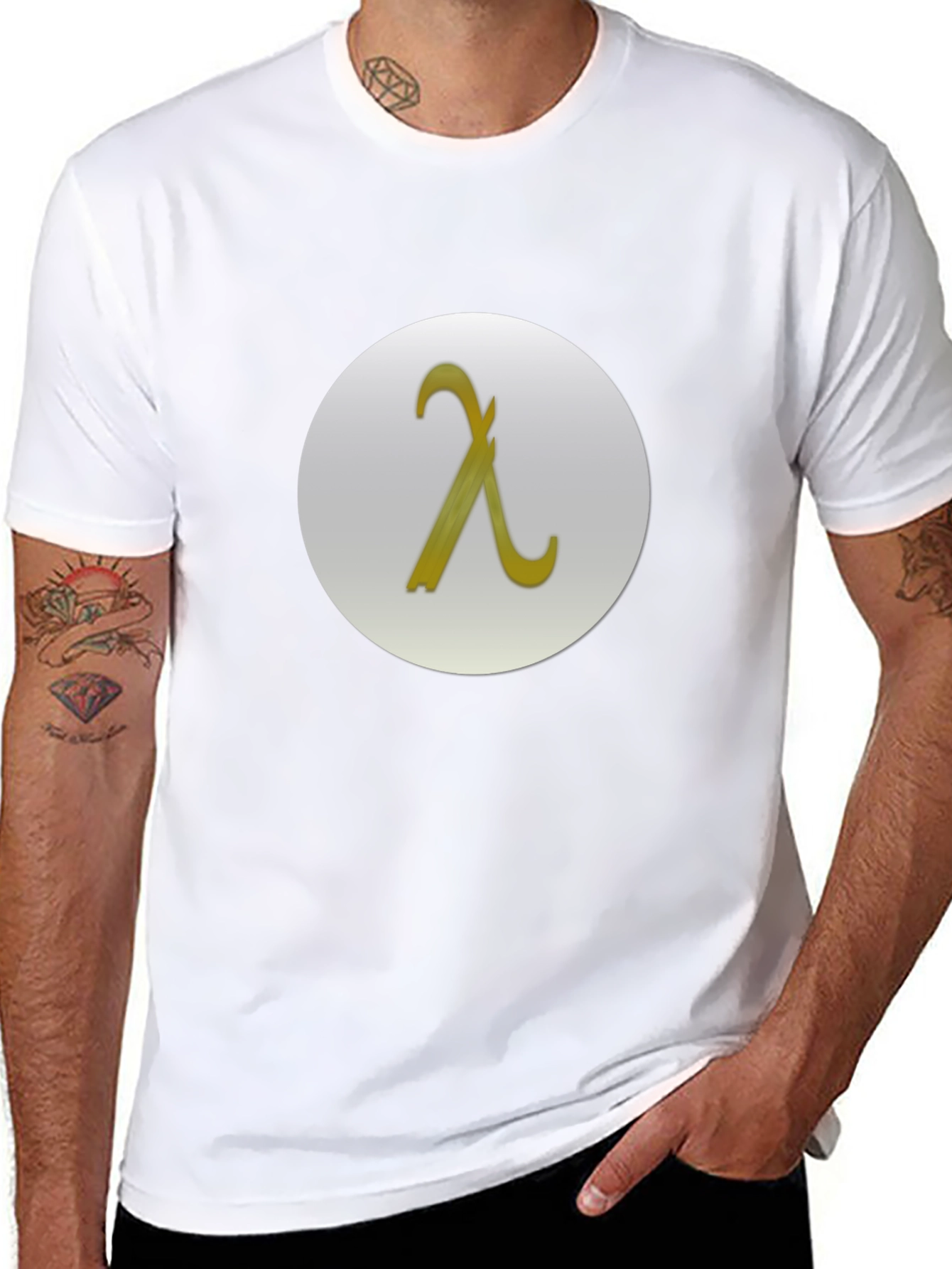 Lambda Symbol T-Shirt - Modern Design