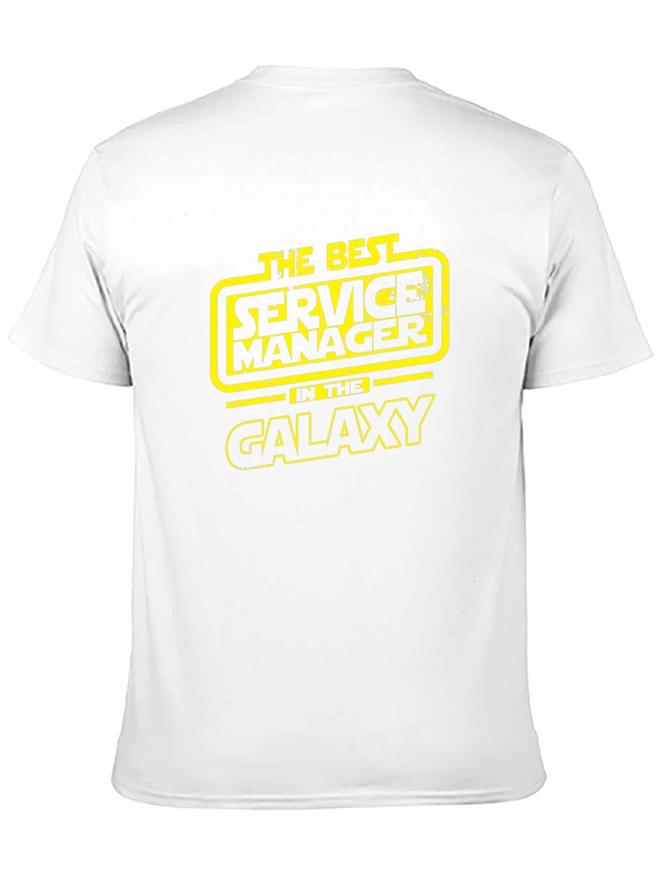 Best Service Manager in the Galaxy Black T-Shirt