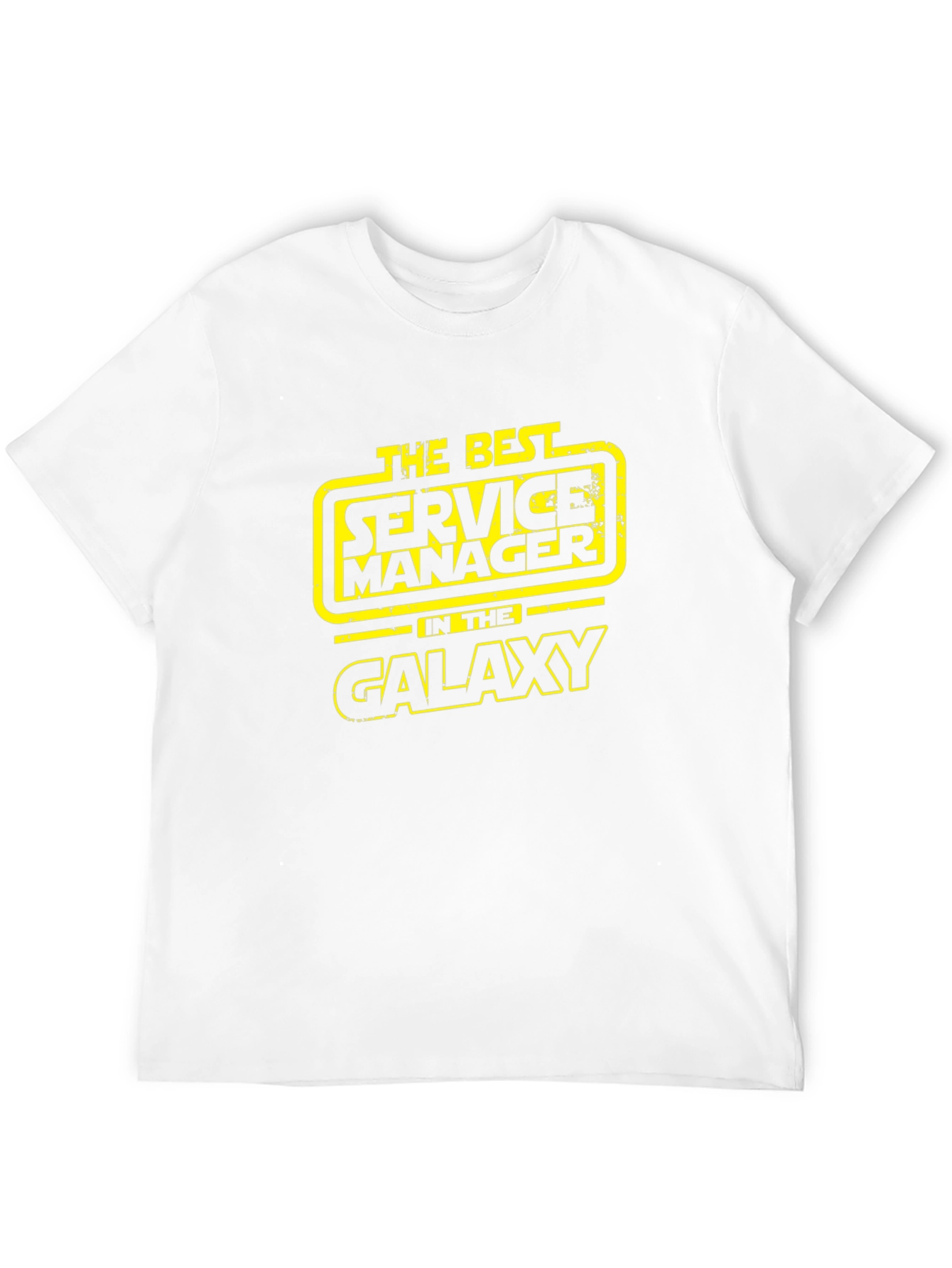 Best Service Manager in the Galaxy Black T-Shirt