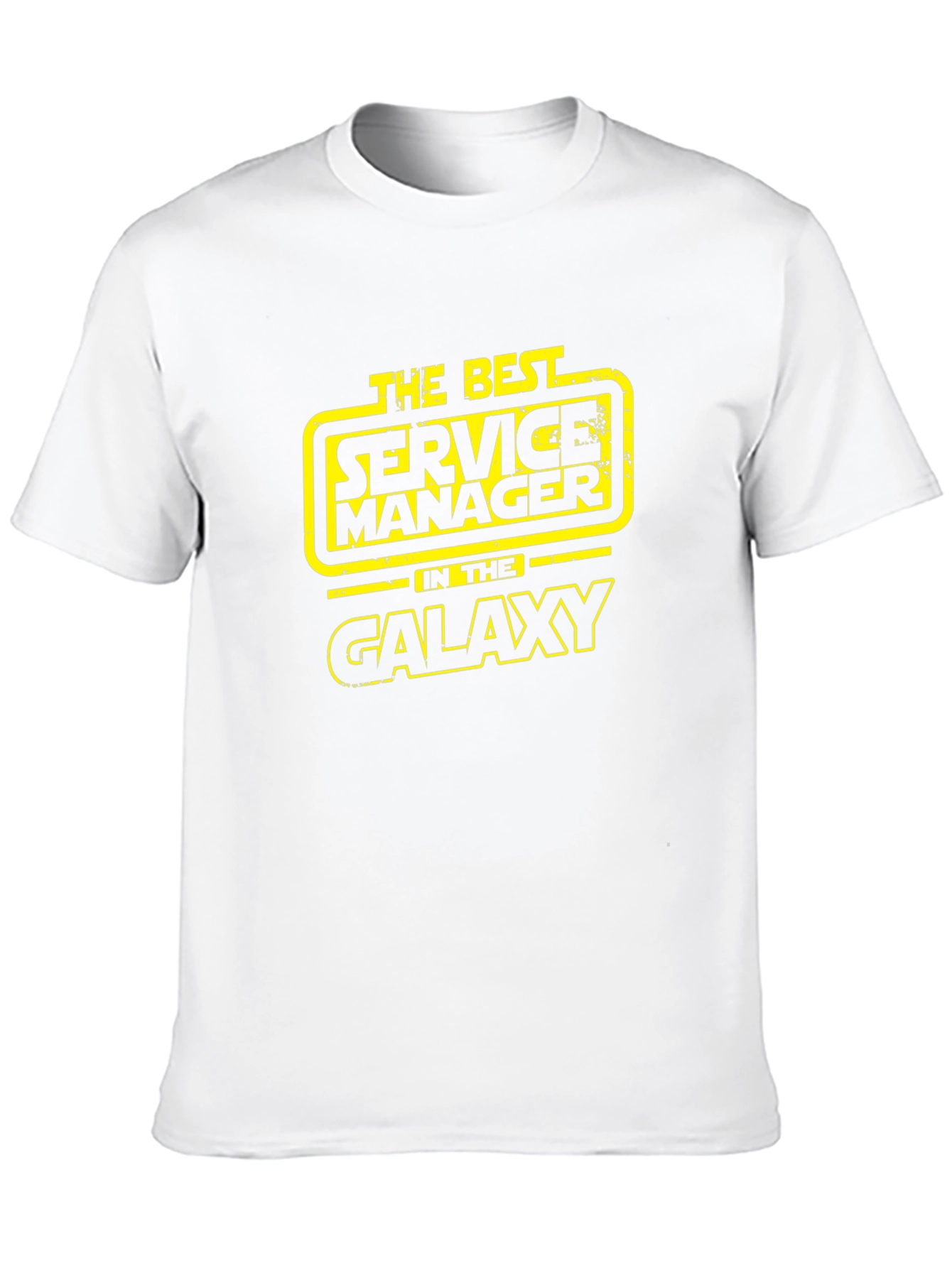 Best Service Manager in the Galaxy Black T-Shirt