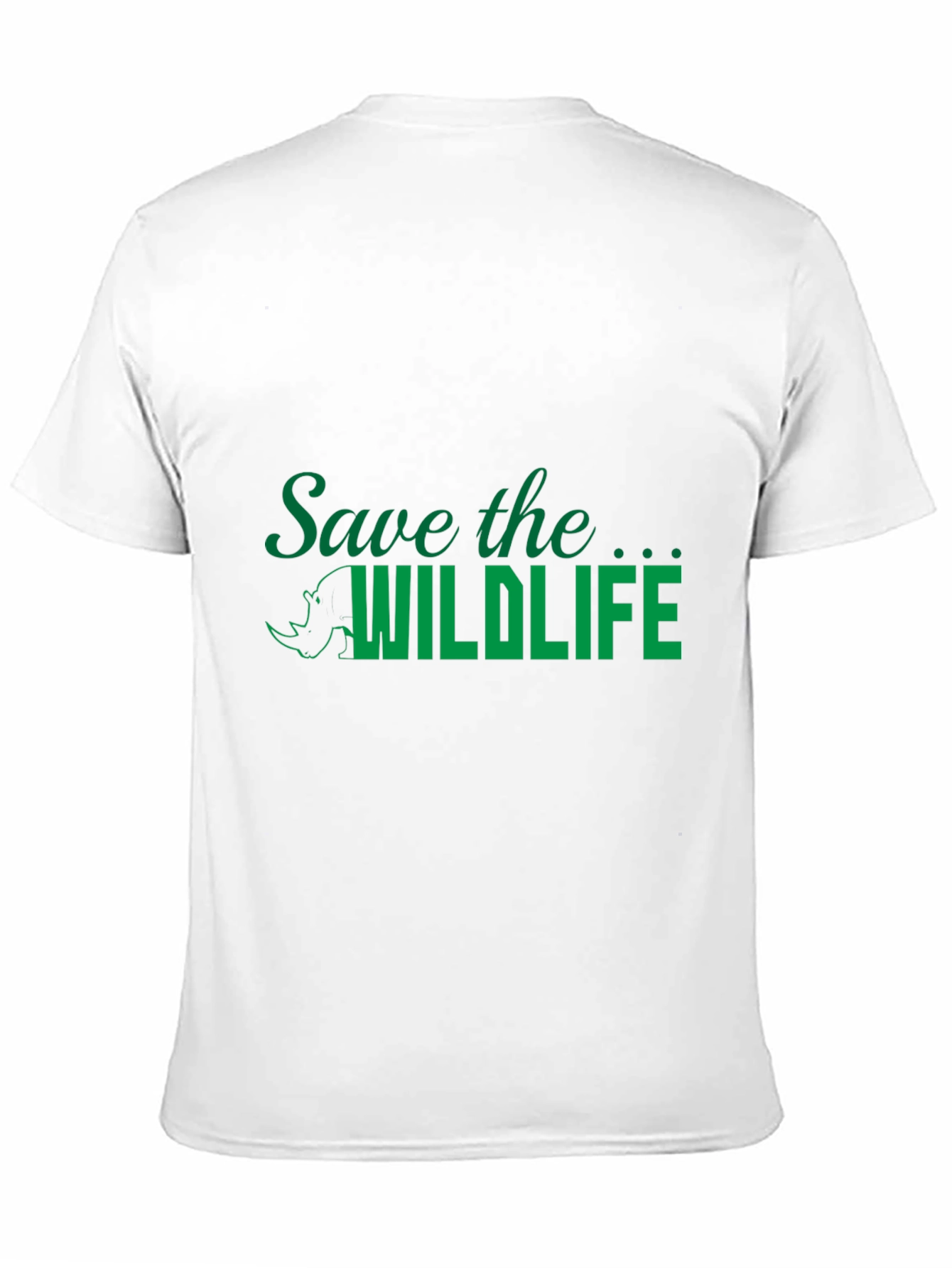 Save the Wildlife Black Graphic Tee