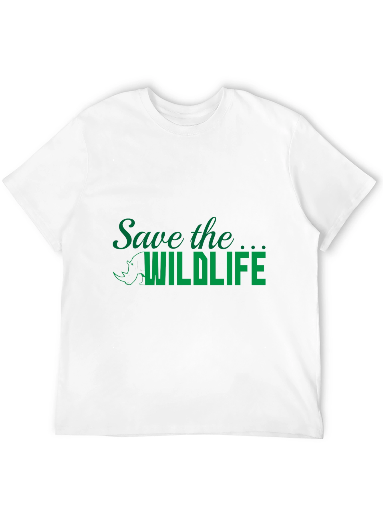 Save the Wildlife Black Graphic Tee