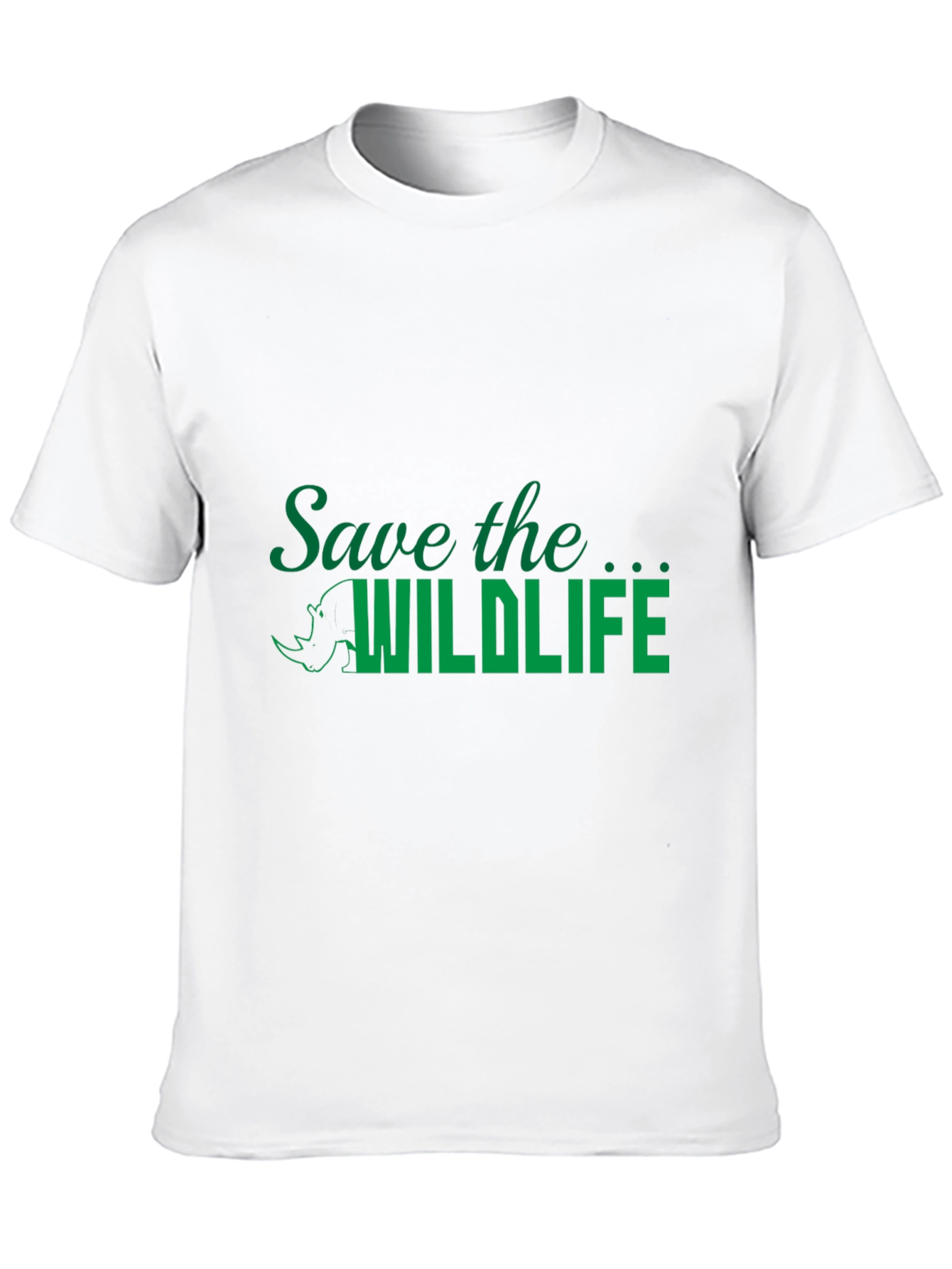 Save the Wildlife Black Graphic Tee