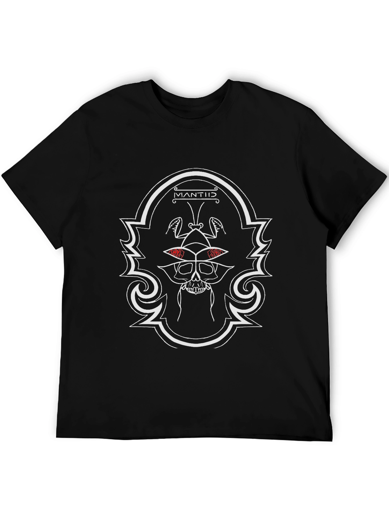 MANTIS Skull Graphic T-Shirt - Edgy Style