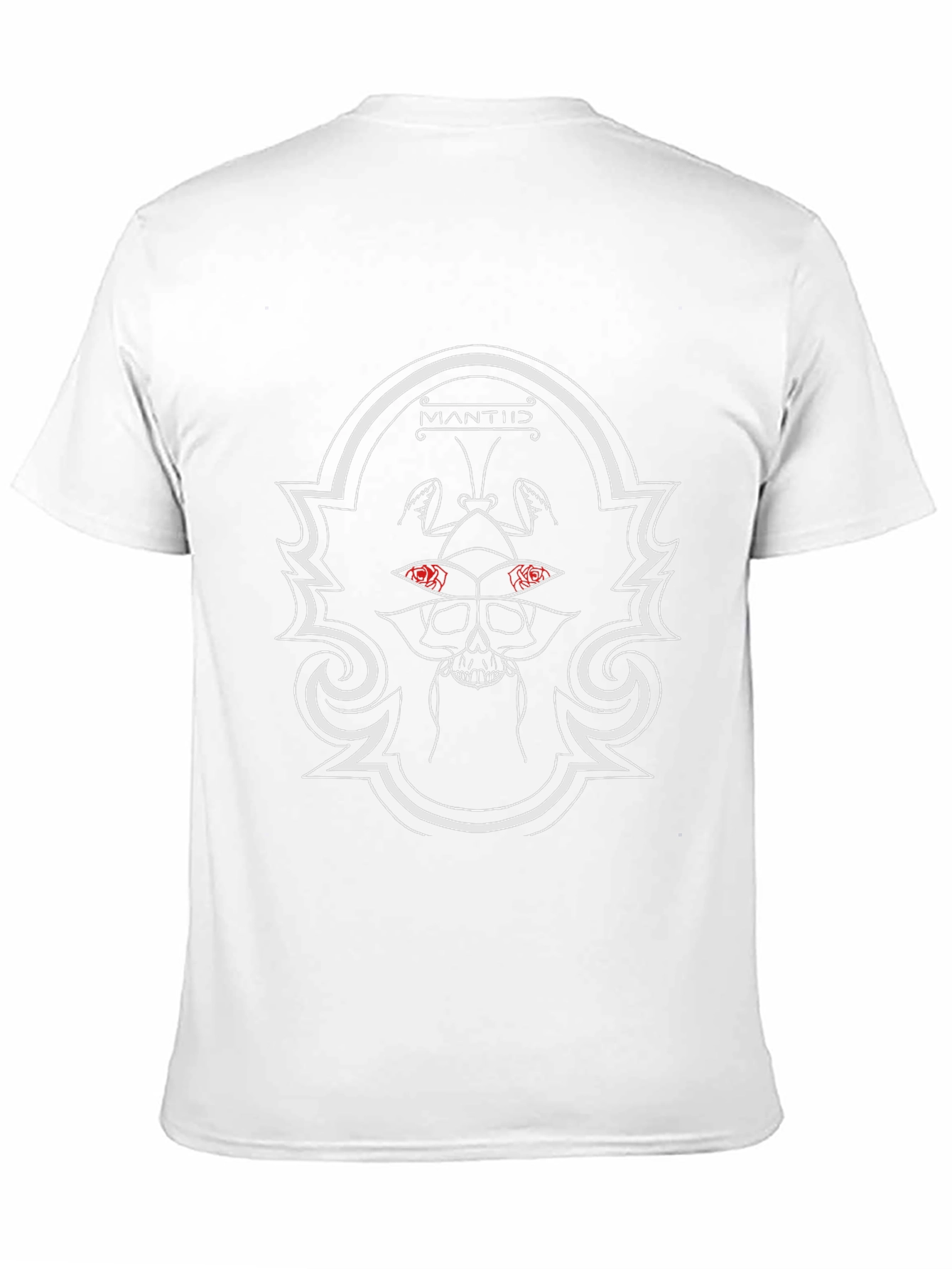 MANTIS Skull Graphic T-Shirt - Edgy Style