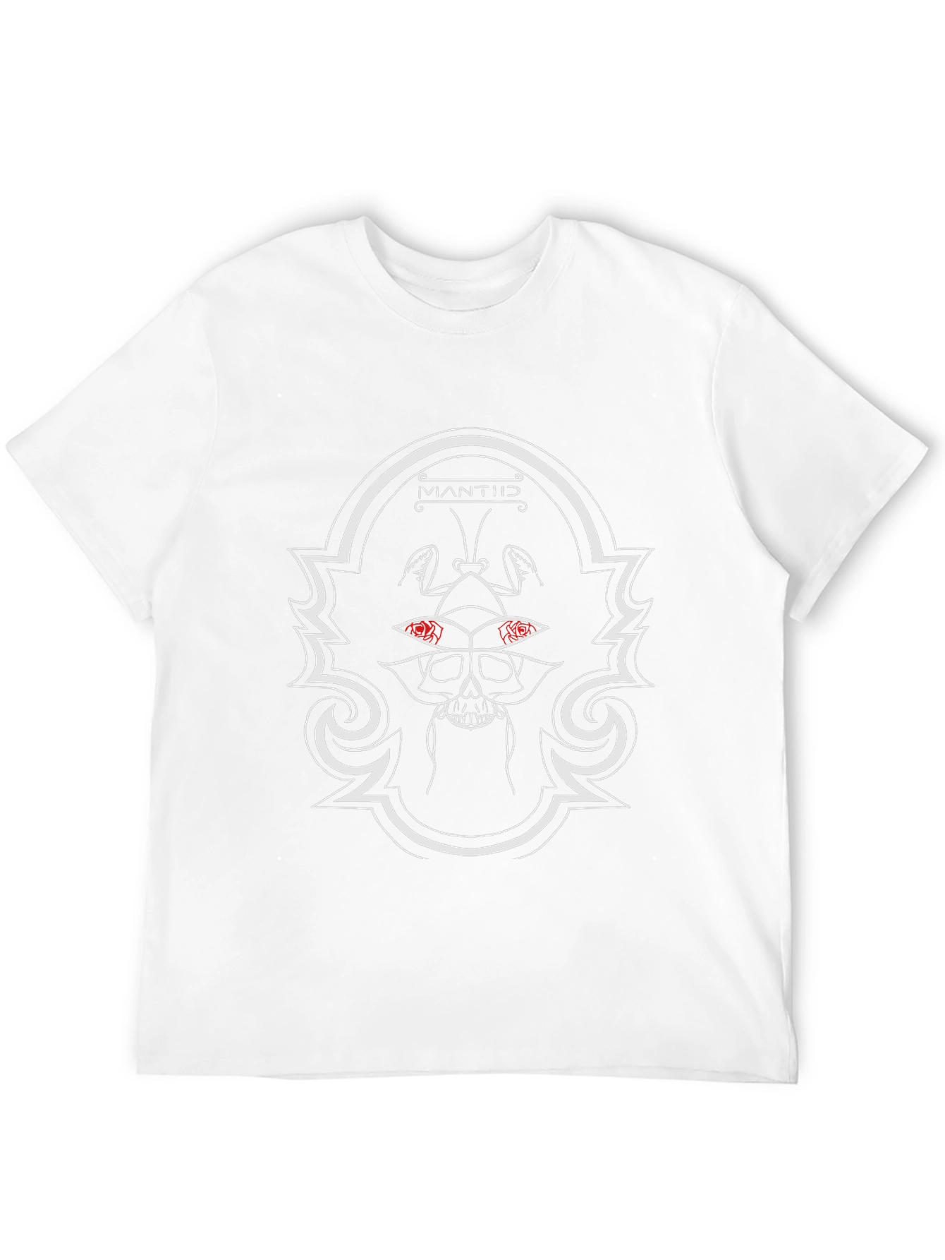 MANTIS Skull Graphic T-Shirt - Edgy Style