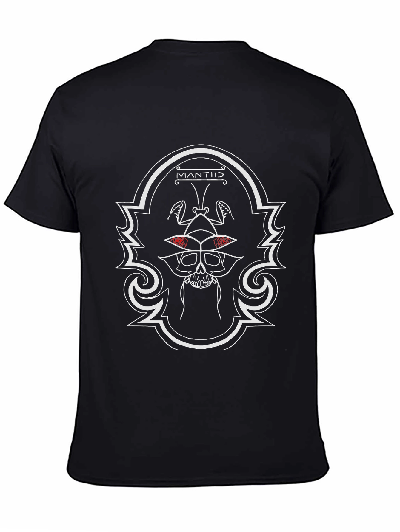 MANTIS Skull Graphic T-Shirt - Edgy Style