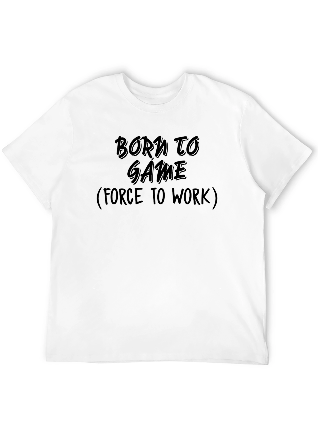 Born to Game T-Shirt - Black Graphic Tee
