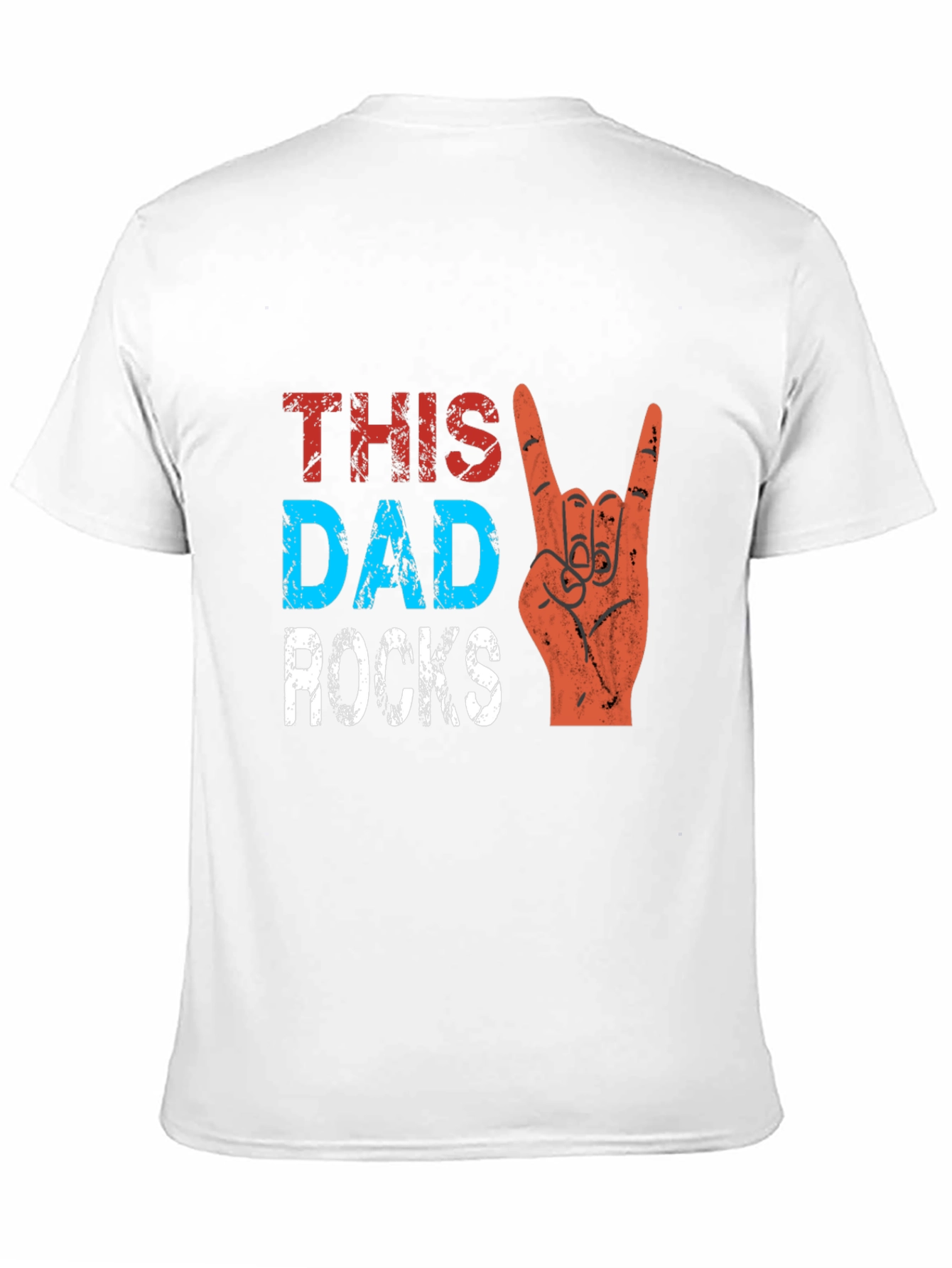 This Dad Rocks T-Shirt - Cool Fathers Day Gift