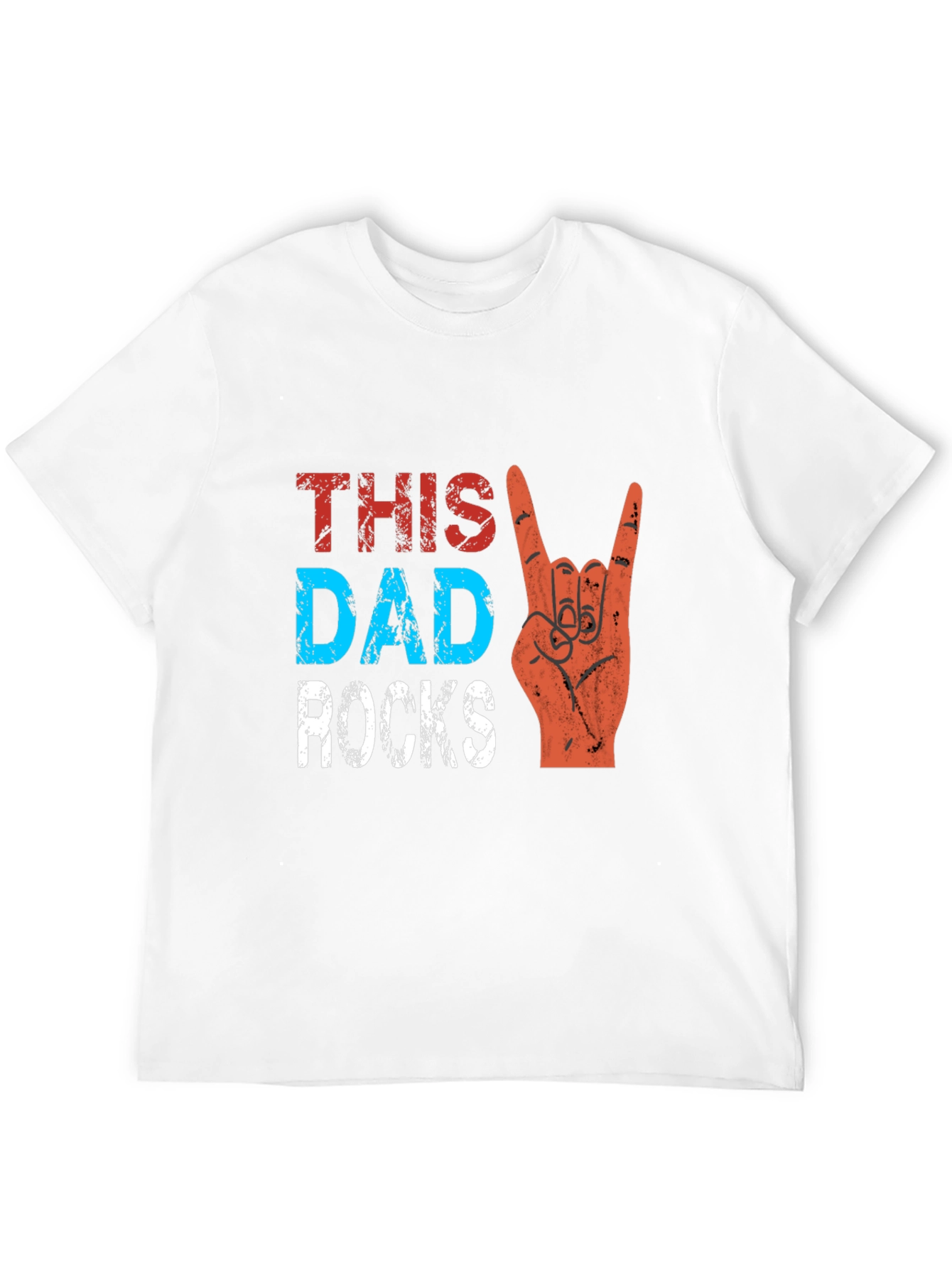 This Dad Rocks T-Shirt - Cool Fathers Day Gift