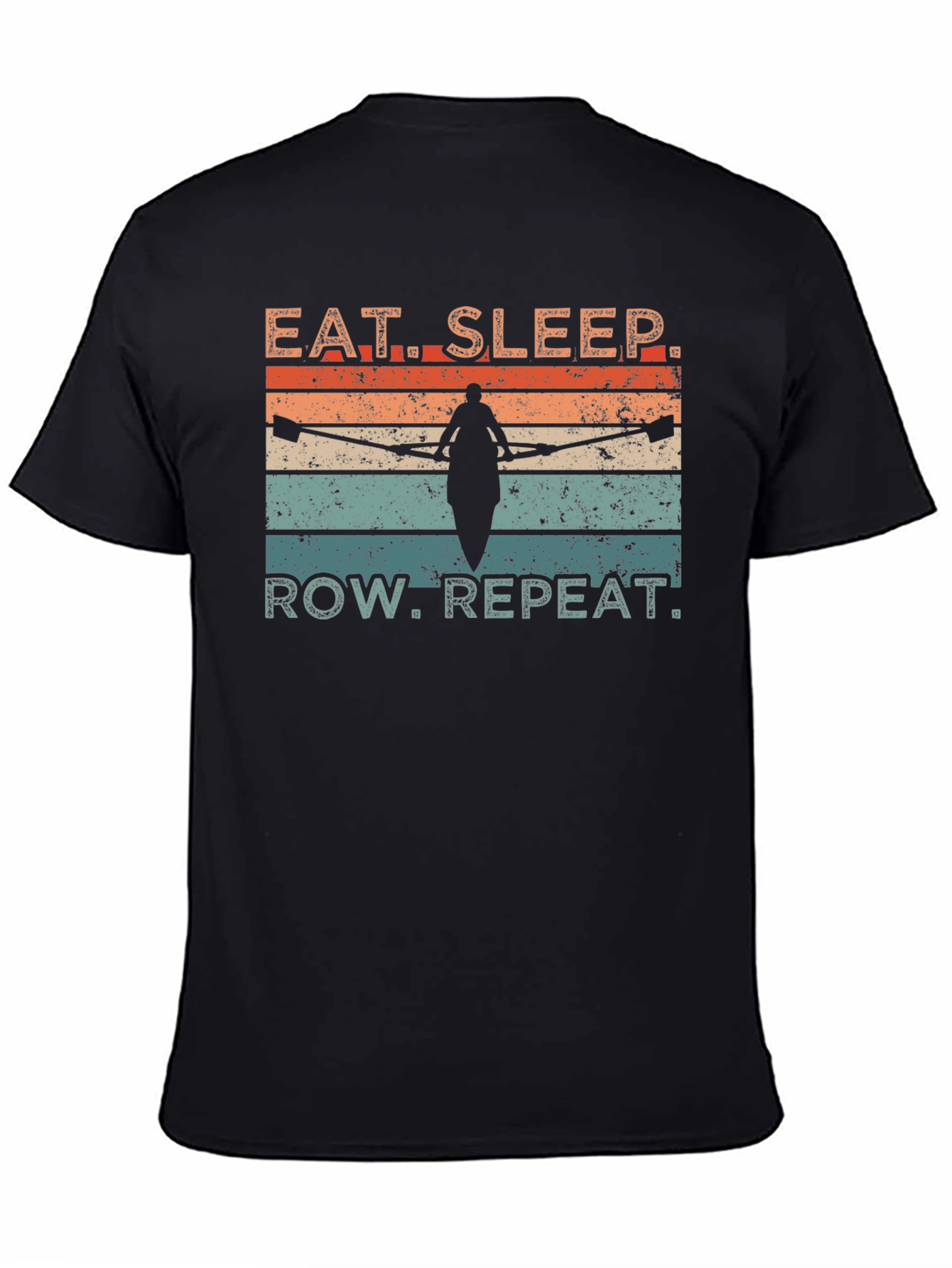 Eat Sleep Row Repeat T-Shirt - Rowing Lovers Tee
