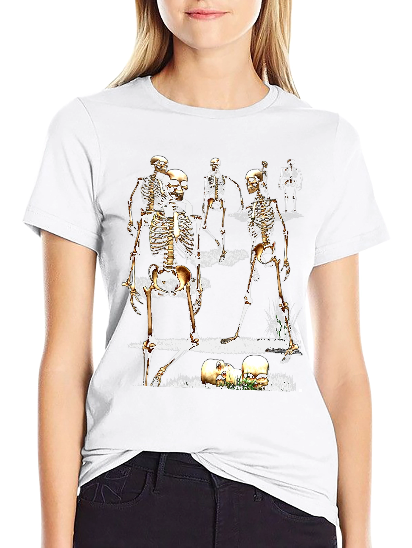 Skeleton Crew Graphic Tee - Halloween Ready!