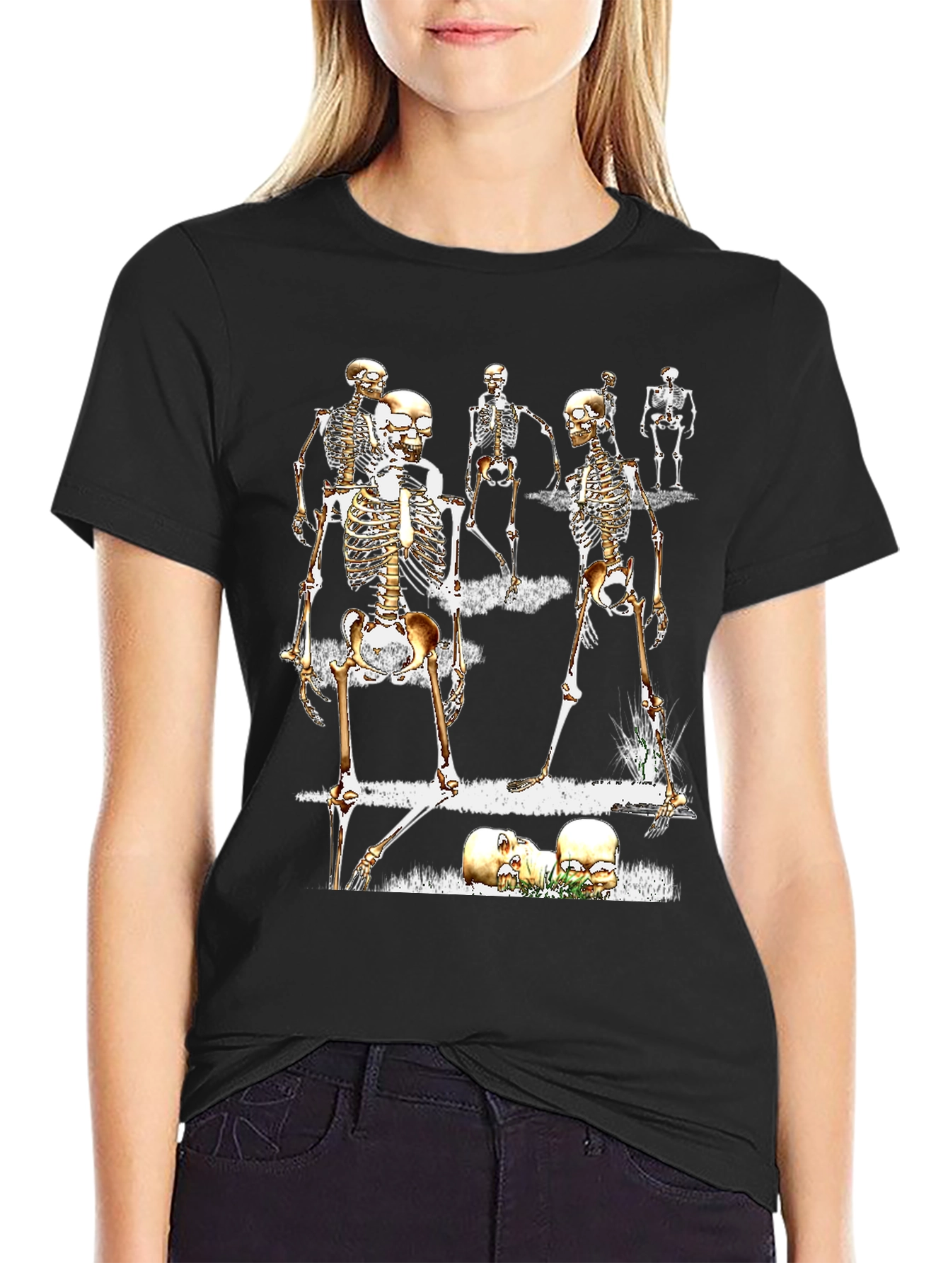 Skeleton Crew Graphic Tee - Halloween Ready!