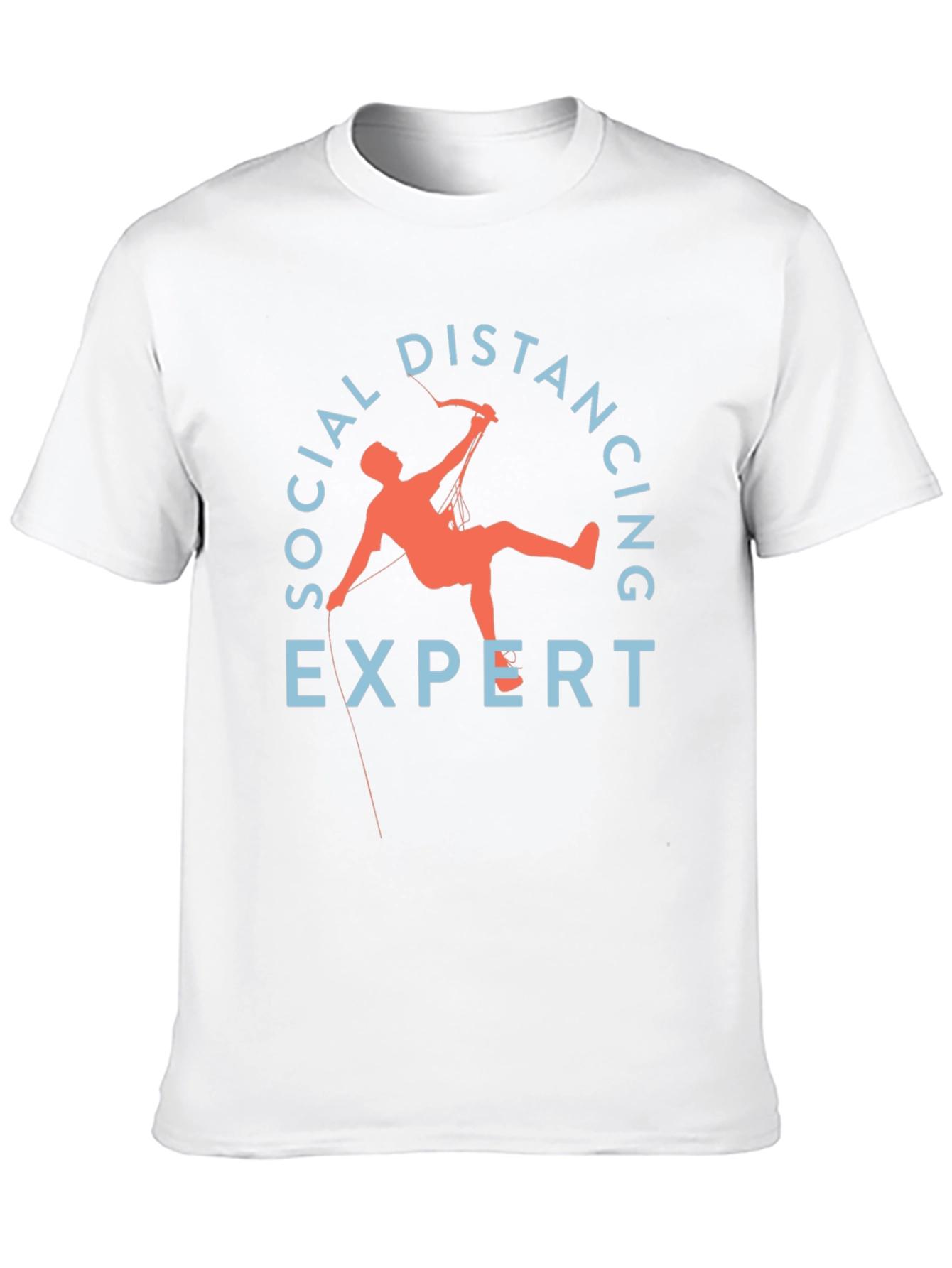 Social Distancing Expert T-Shirt - Funny Climber Tee