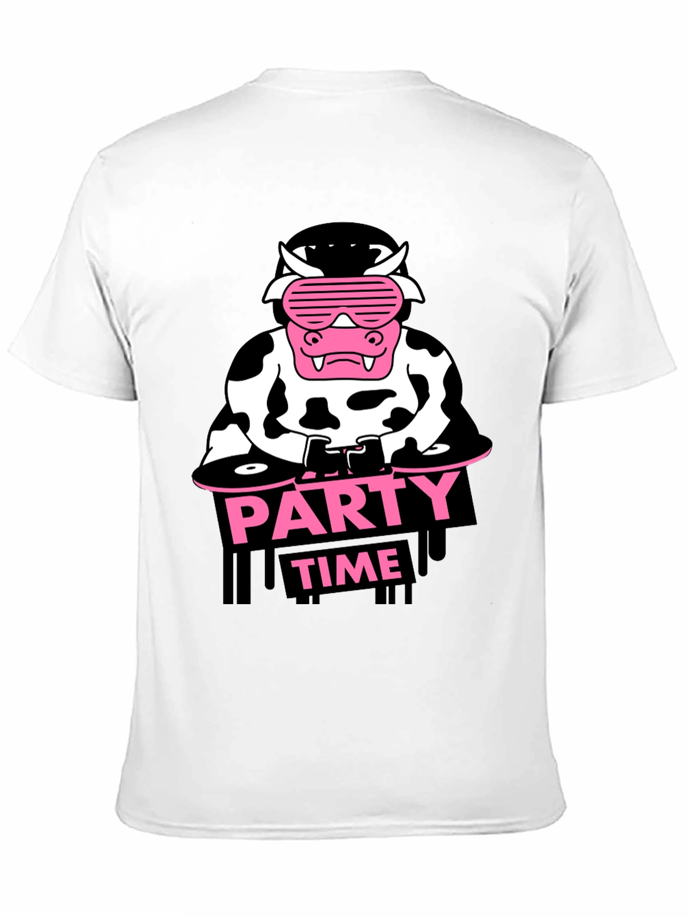 DJ Cow Party Time T-Shirt
