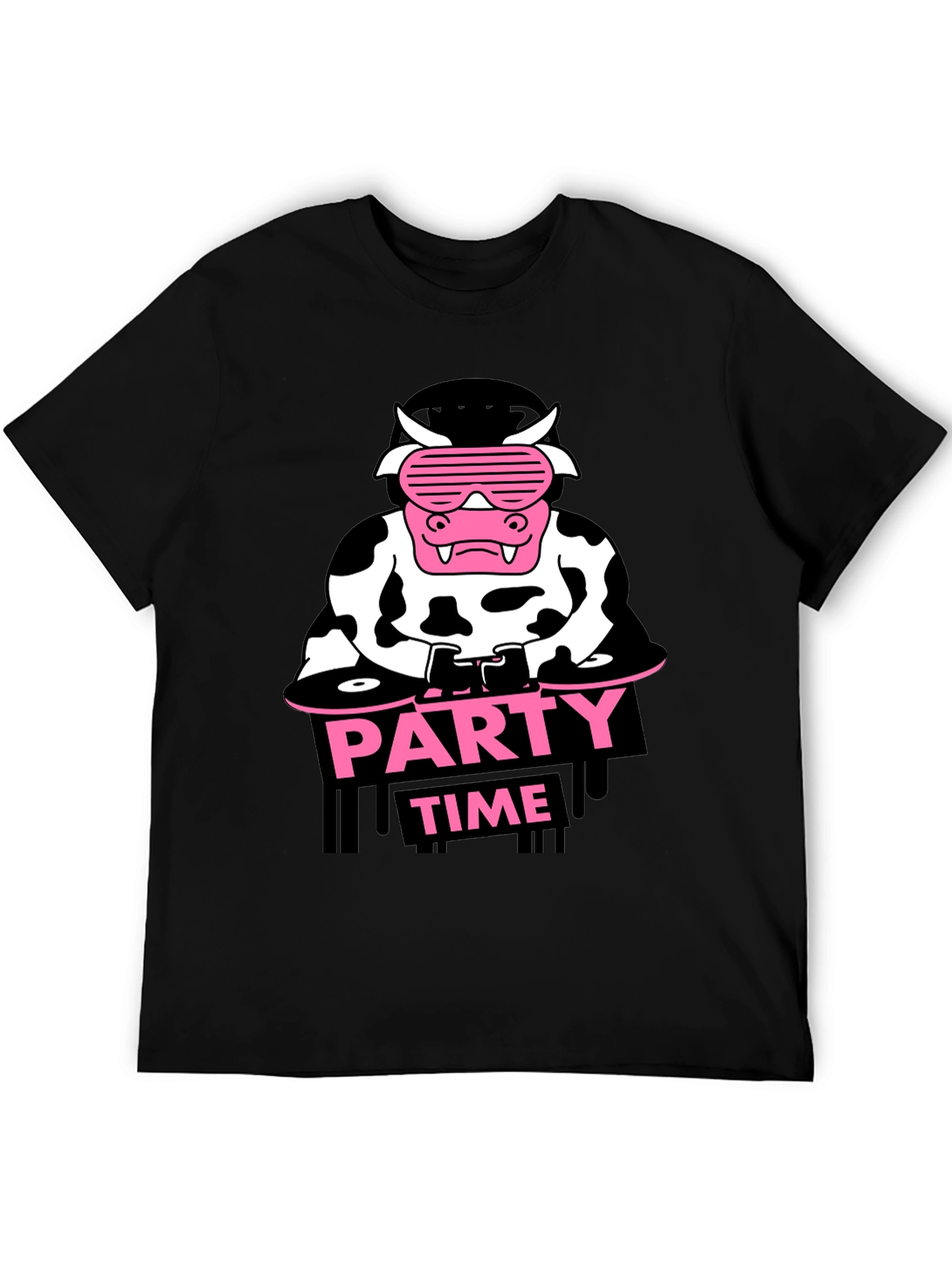 DJ Cow Party Time T-Shirt