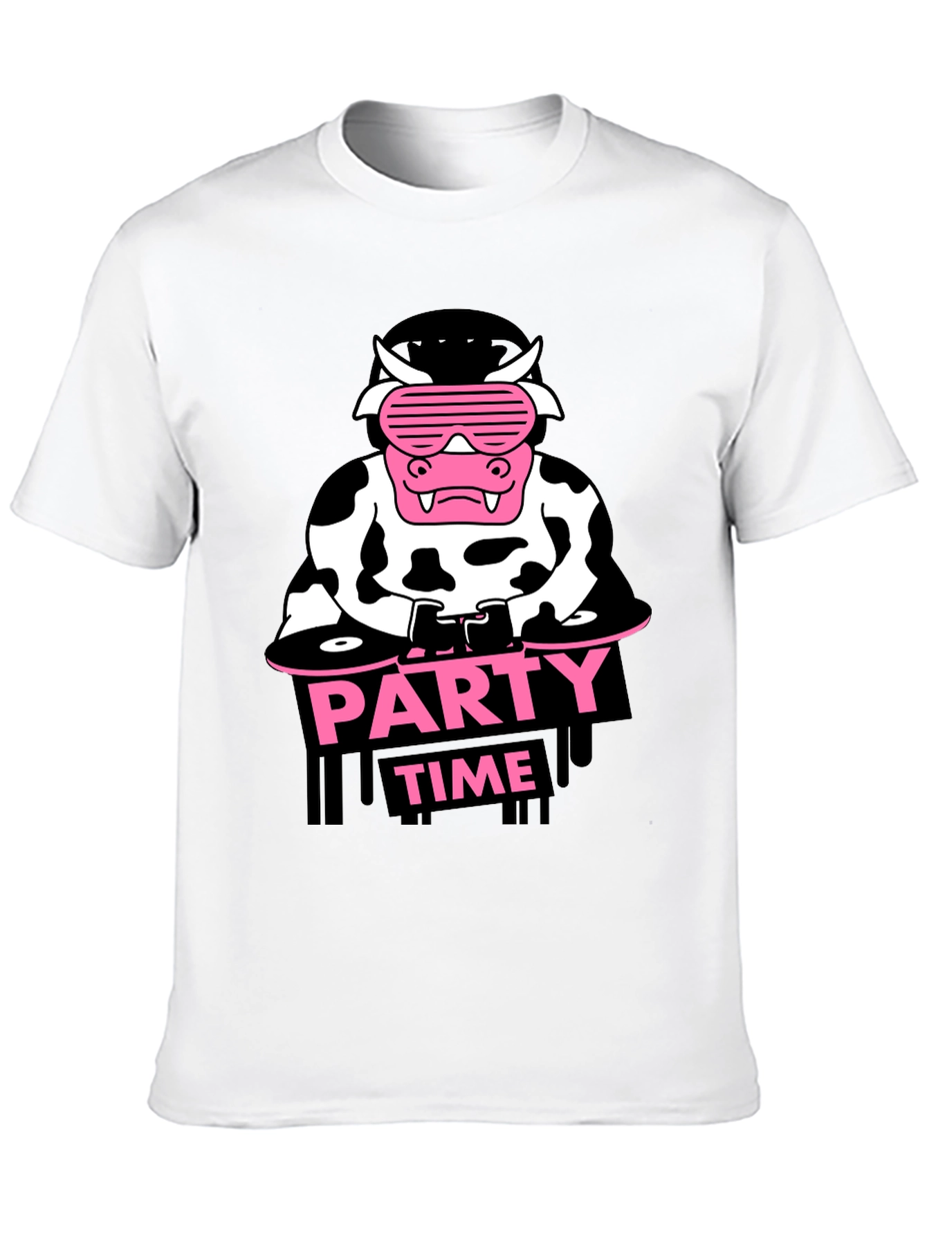 DJ Cow Party Time T-Shirt