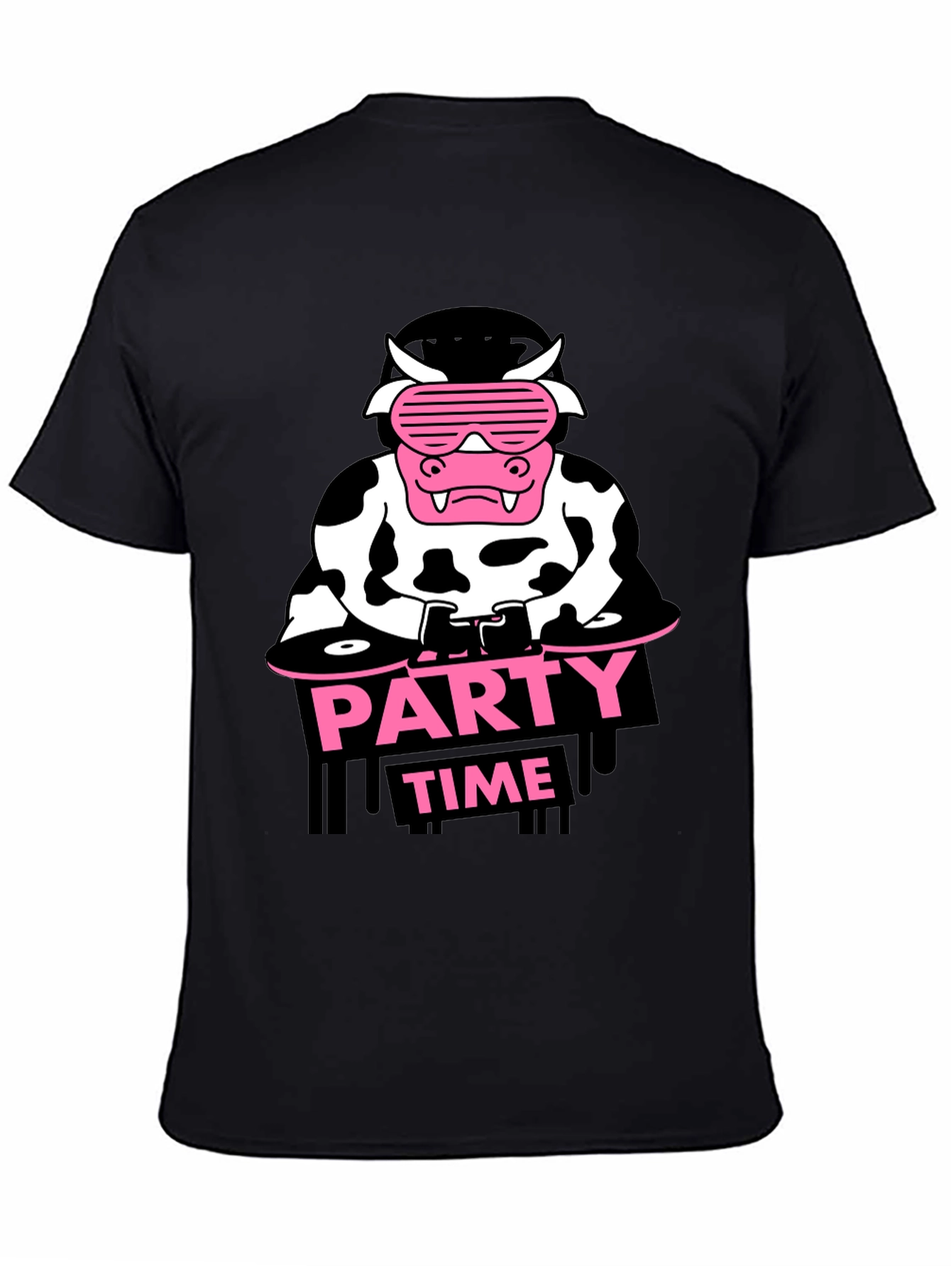 DJ Cow Party Time T-Shirt