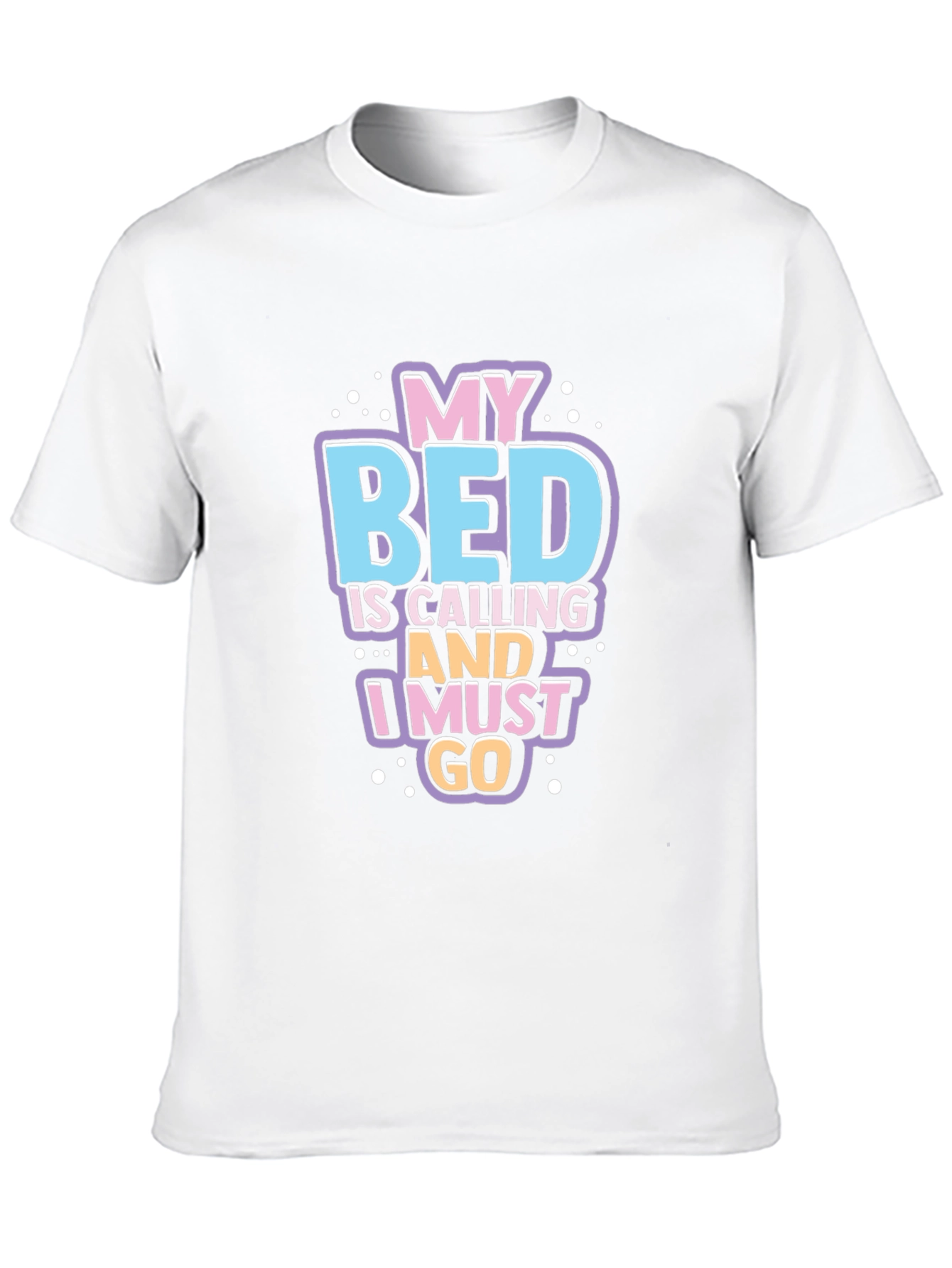 My Bed Is Calling Funny Graphic T-Shirt