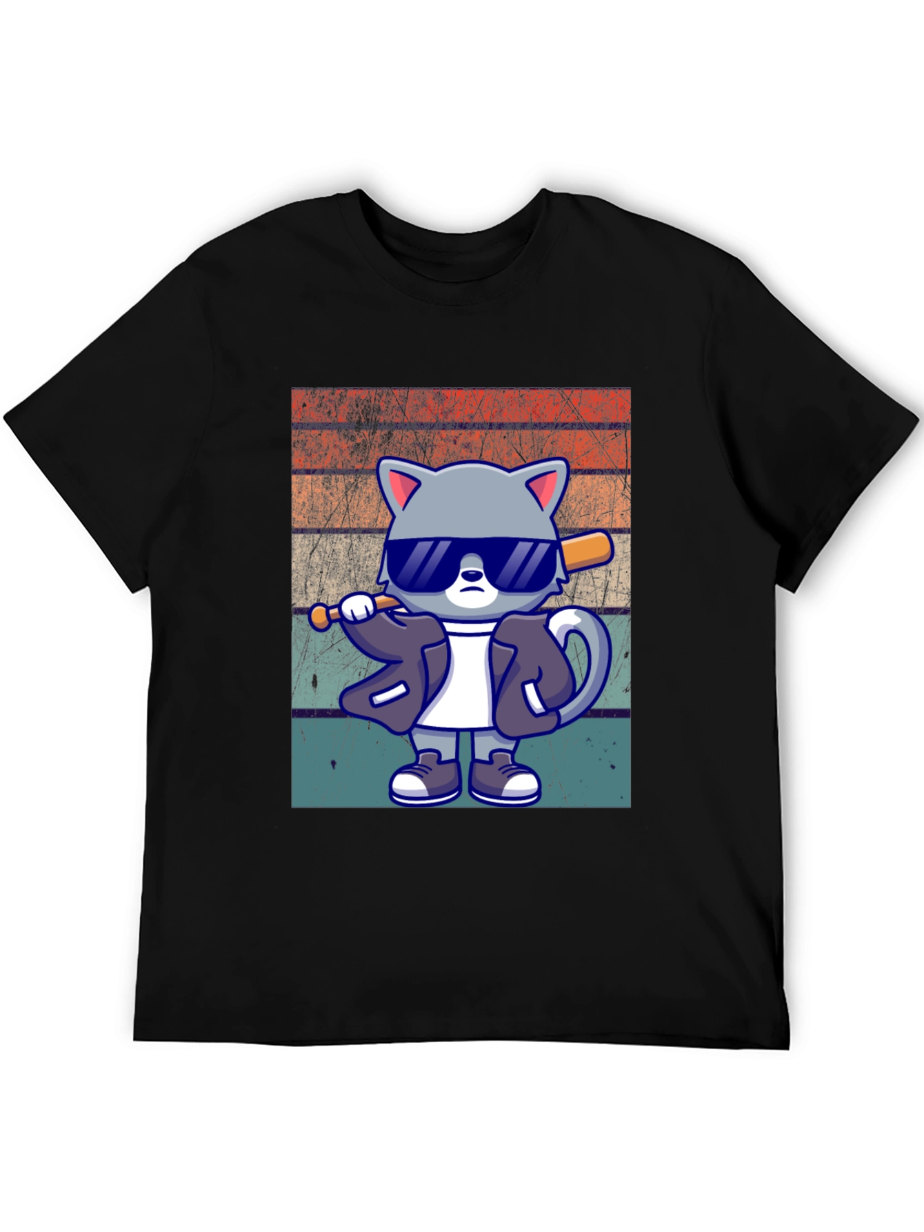 Cool Cat Baseball T-Shirt