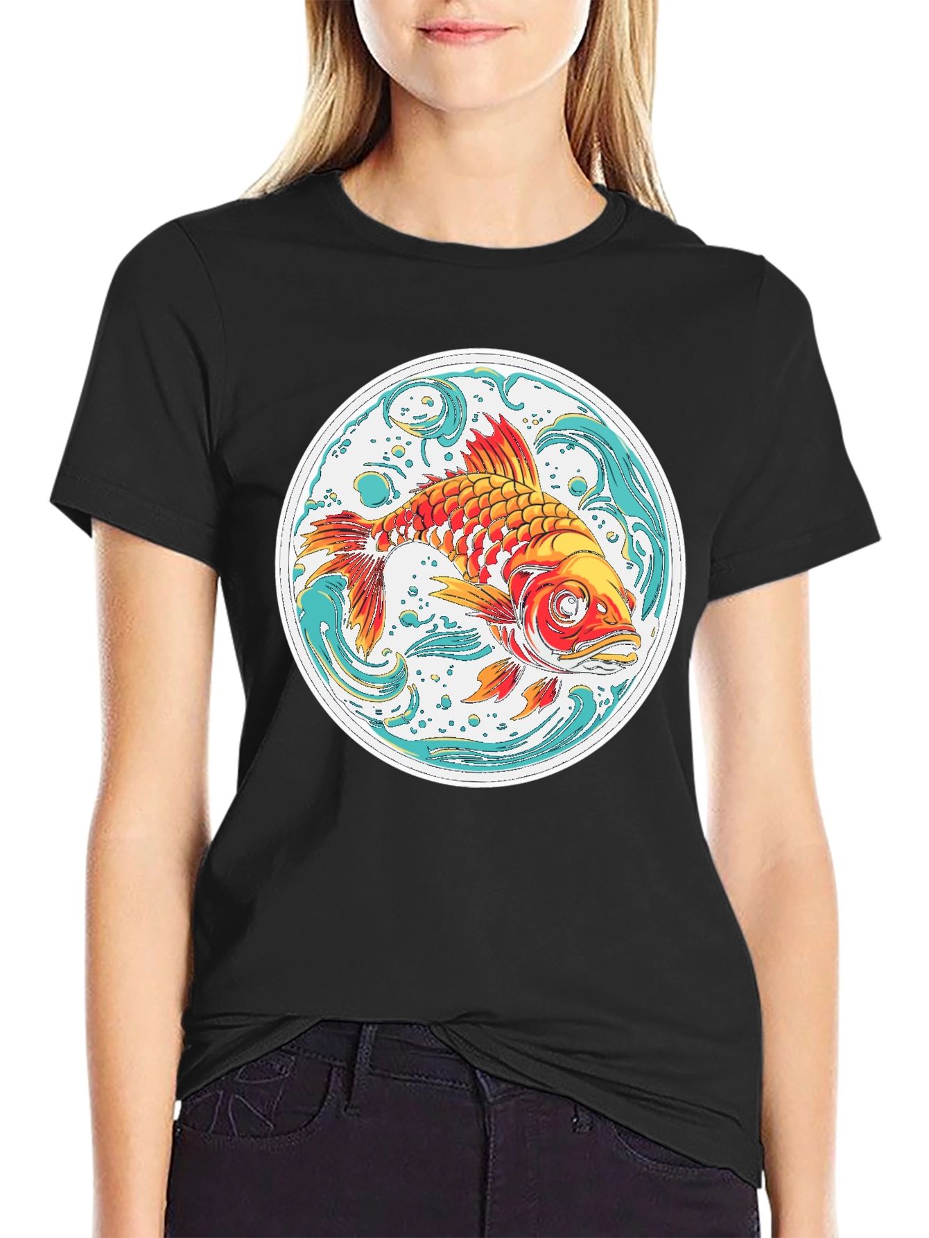 Koi Fish Graphic Tee - Unique Design