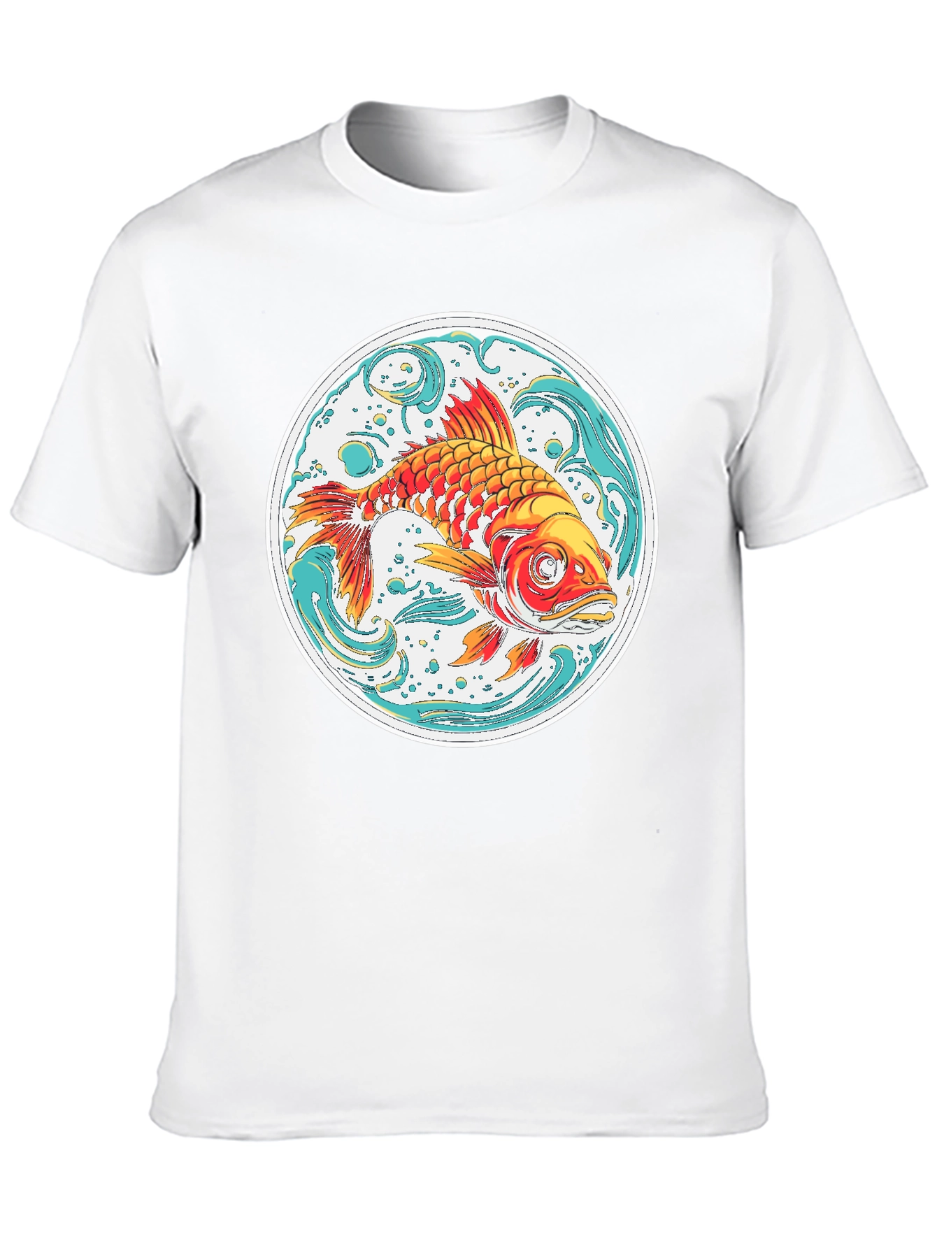Koi Fish Graphic Tee - Unique Design
