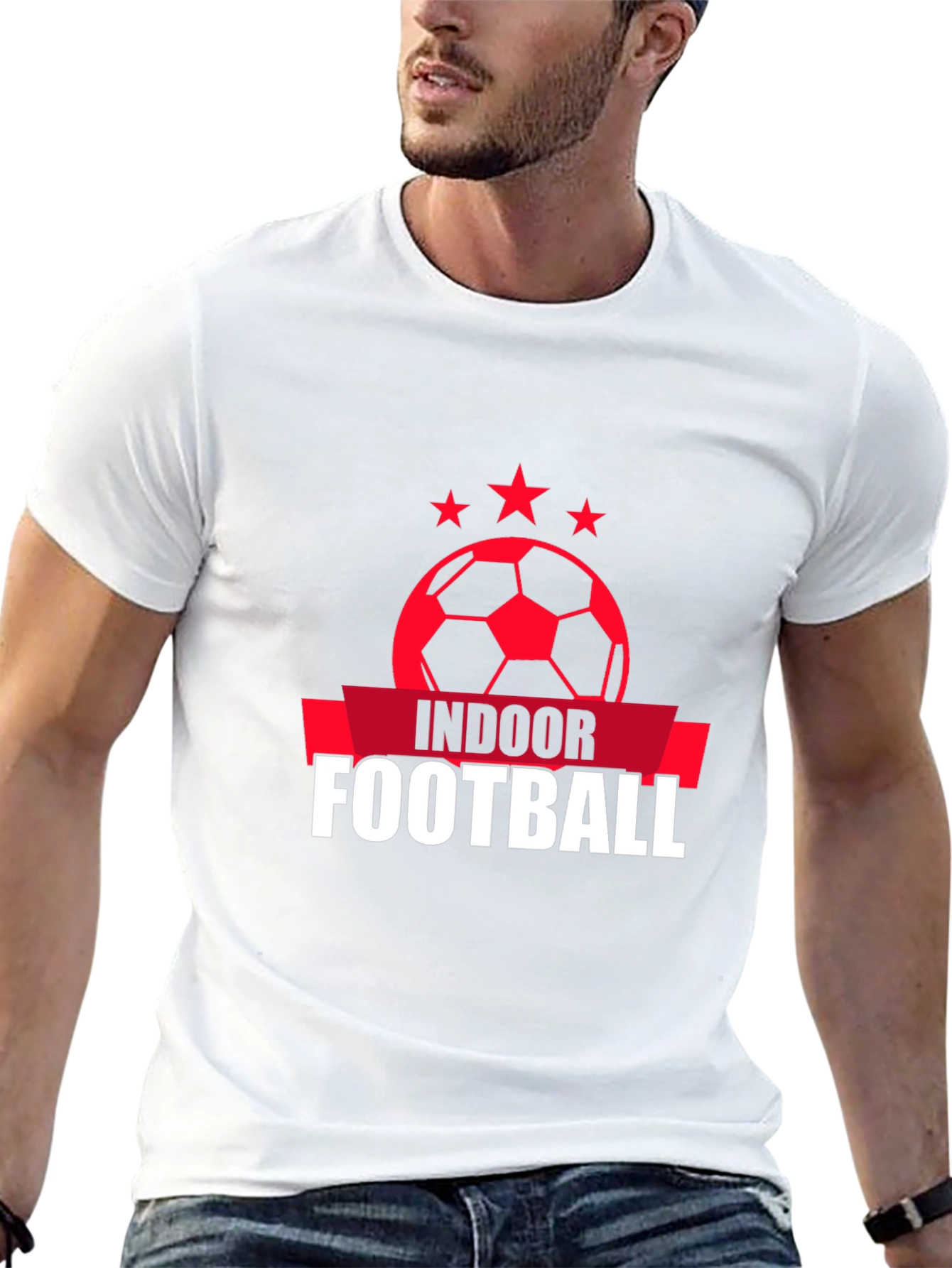 Indoor Football Graphic T-Shirt