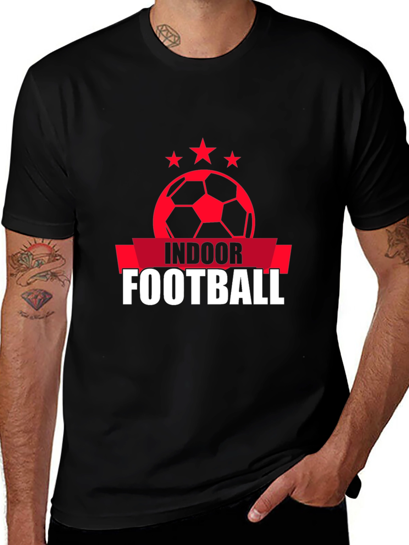 Indoor Football Graphic T-Shirt