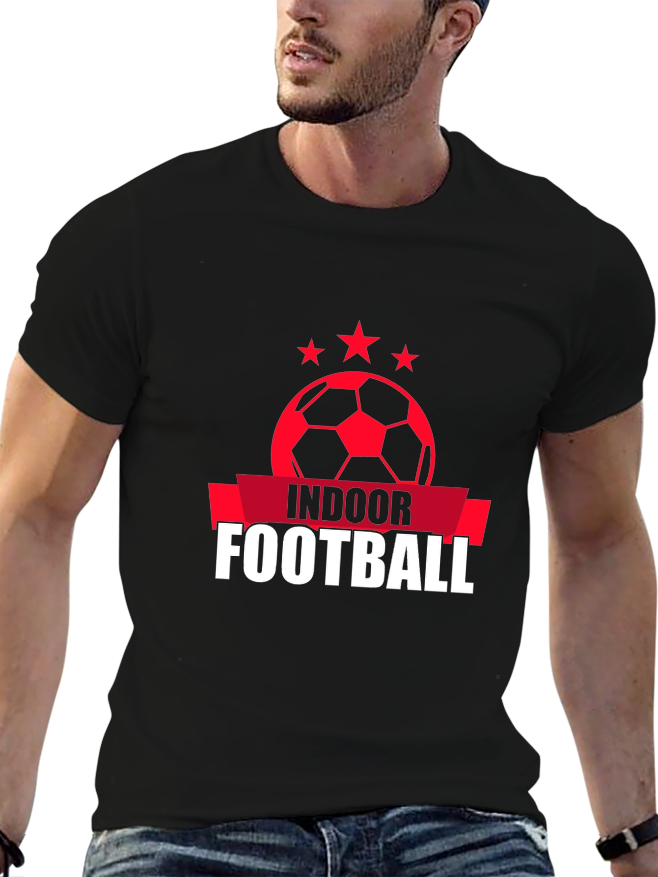 Indoor Football Graphic T-Shirt