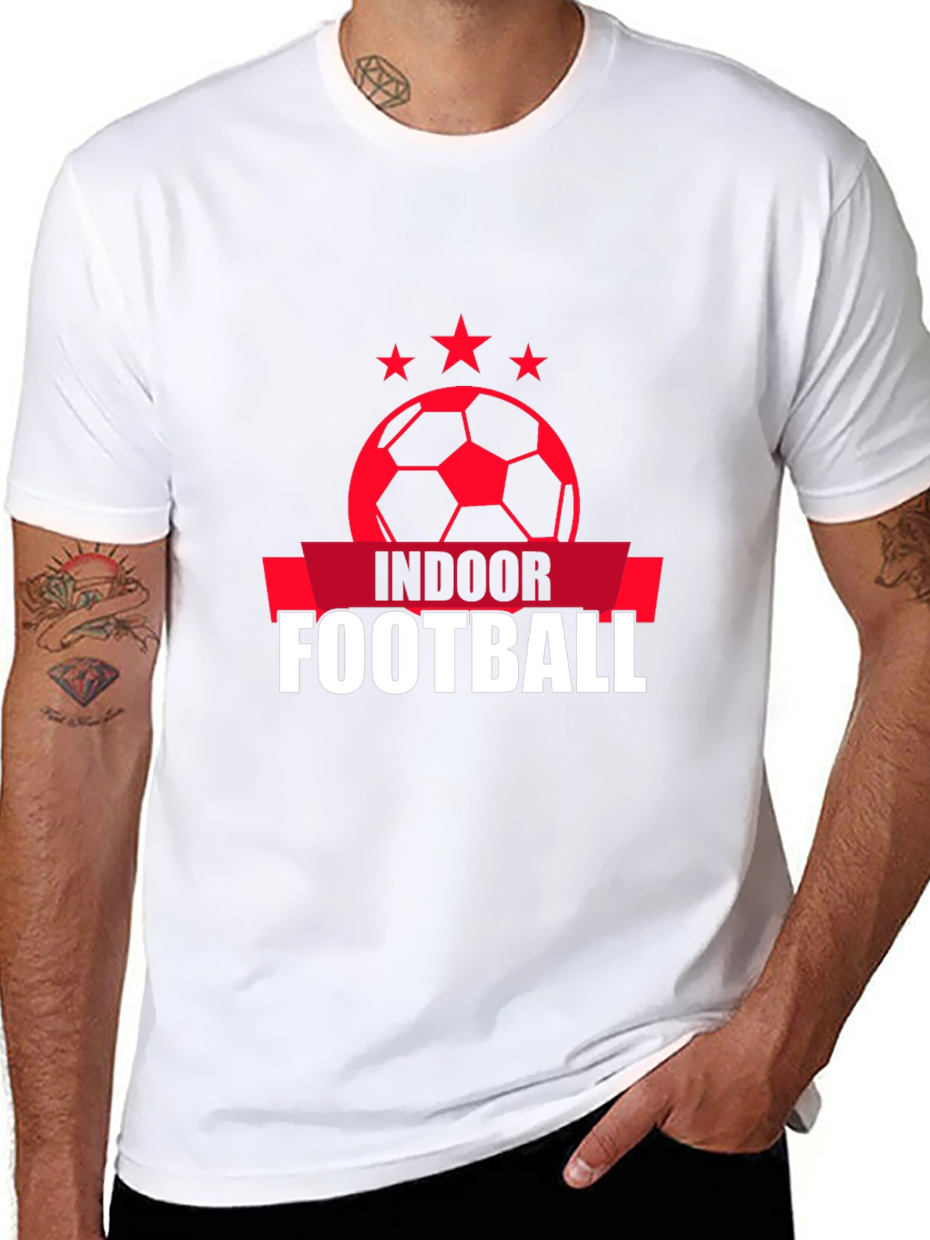 Indoor Football Graphic T-Shirt