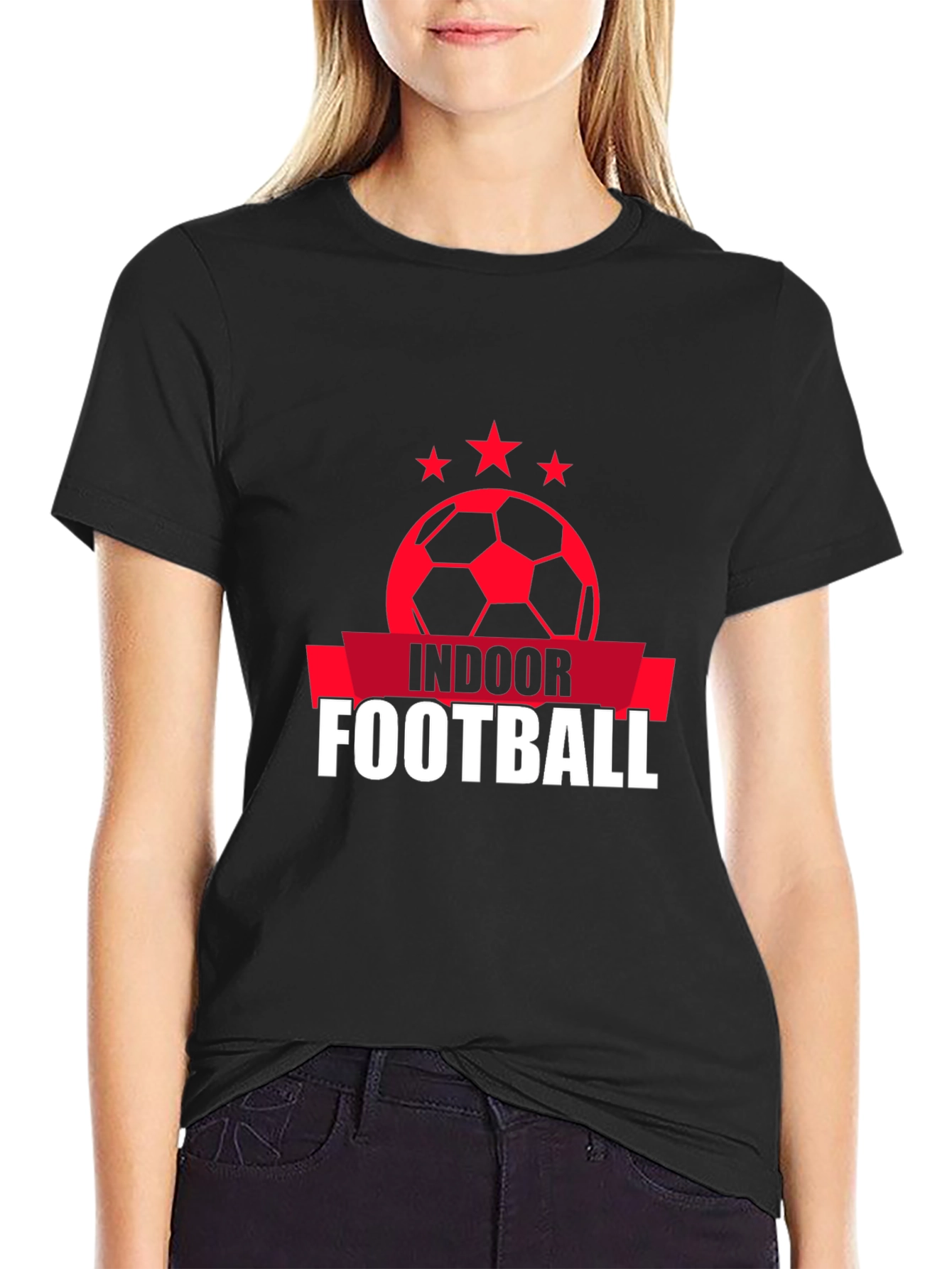 Indoor Football Graphic T-Shirt