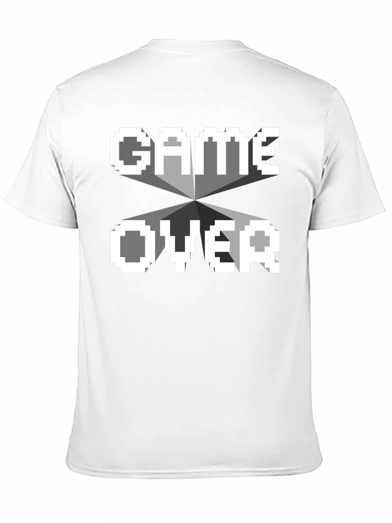 Game Over T-Shirt - Pixelated Retro Gamer Tee