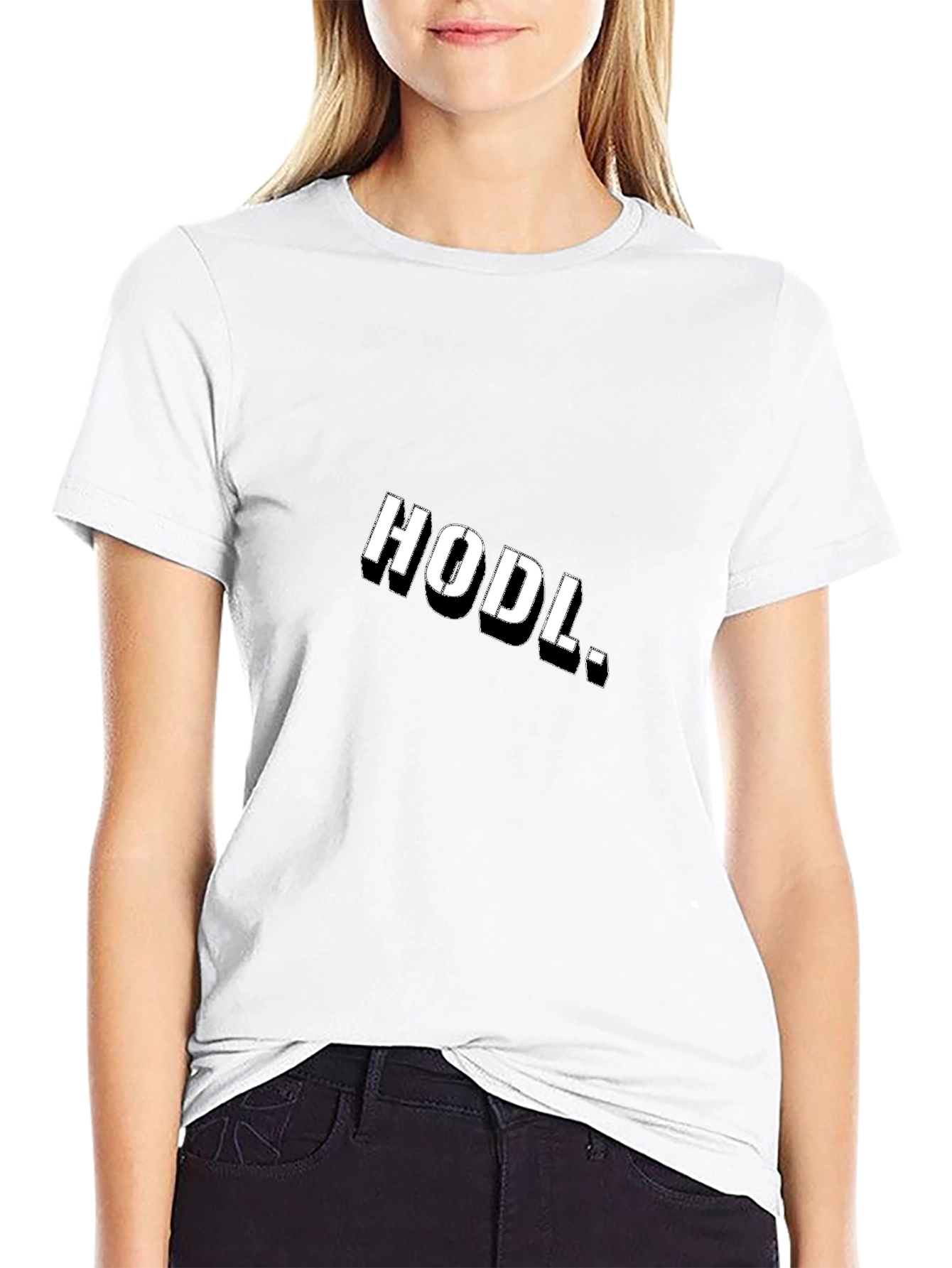 HODL Crypto Black T-Shirt - Bold Investment Style