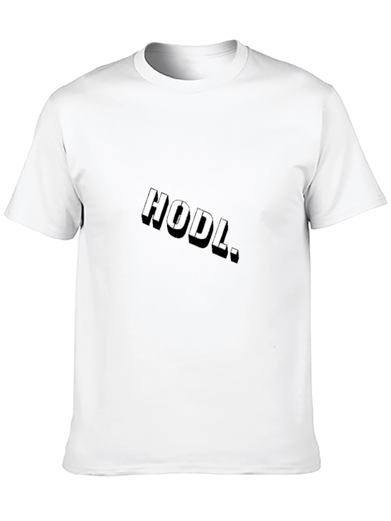 HODL Crypto Black T-Shirt - Bold Investment Style