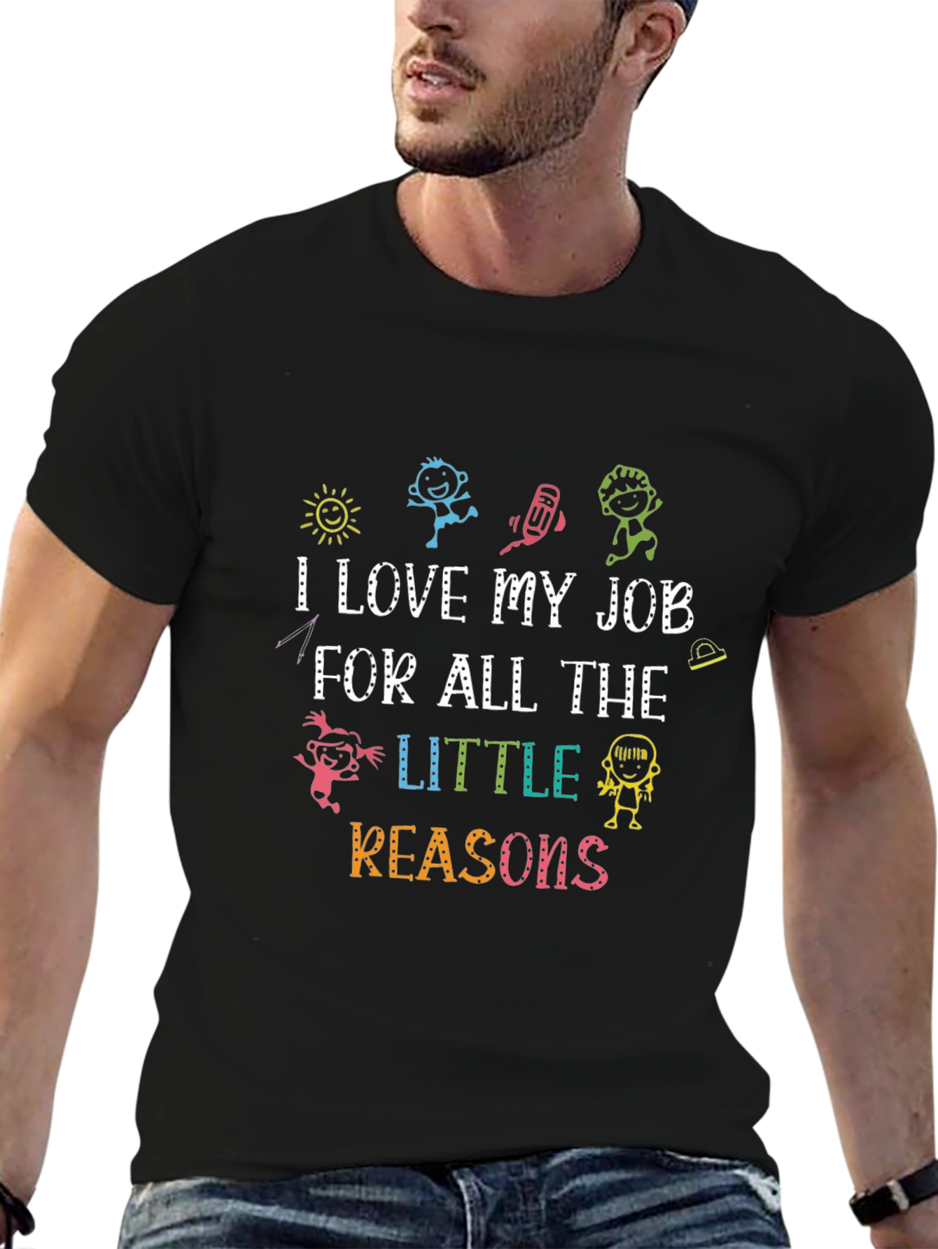 I Love My Job Teacher Graphic T-Shirt