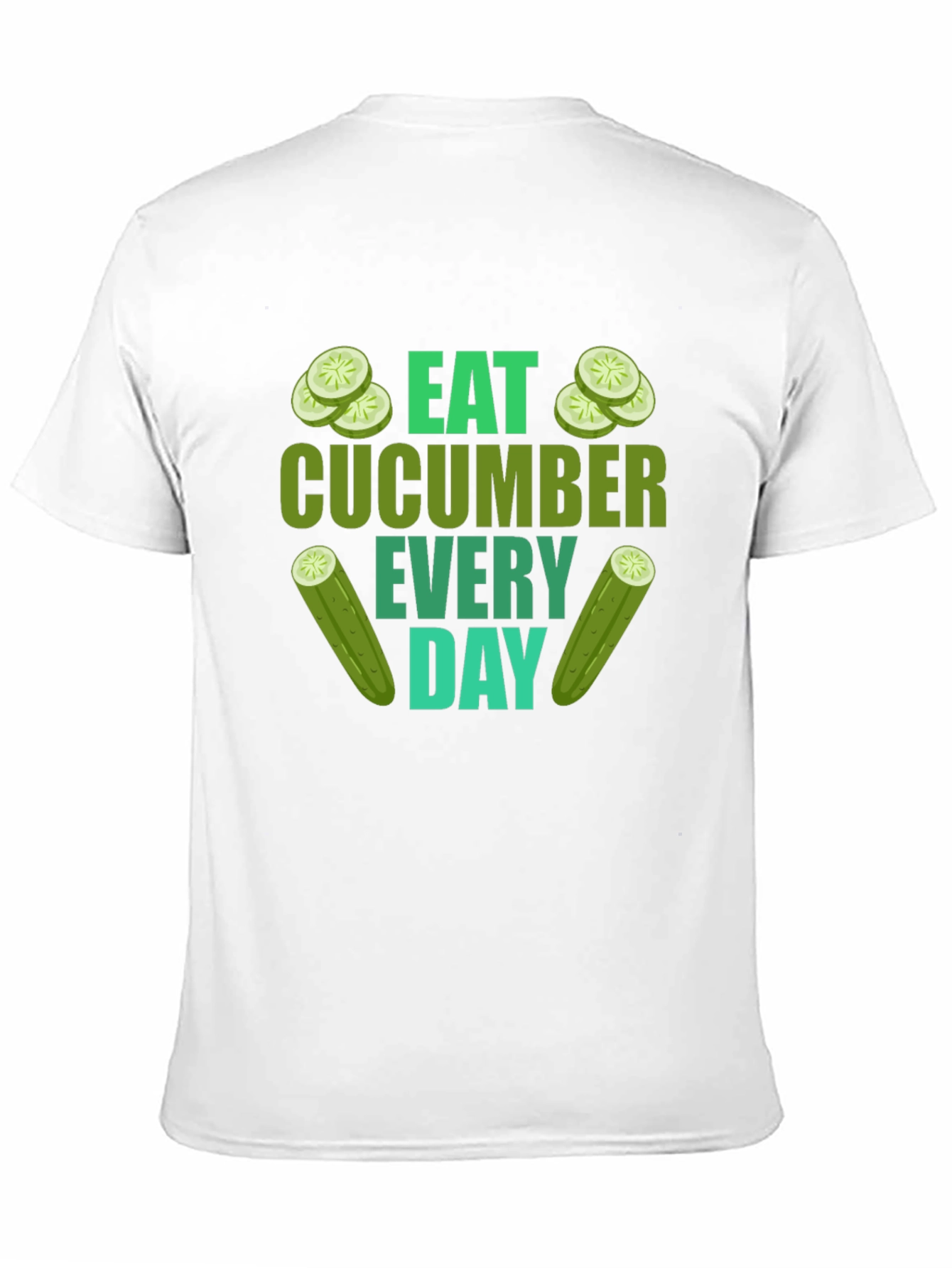 Eat Cucumber Everyday Graphic T-Shirt