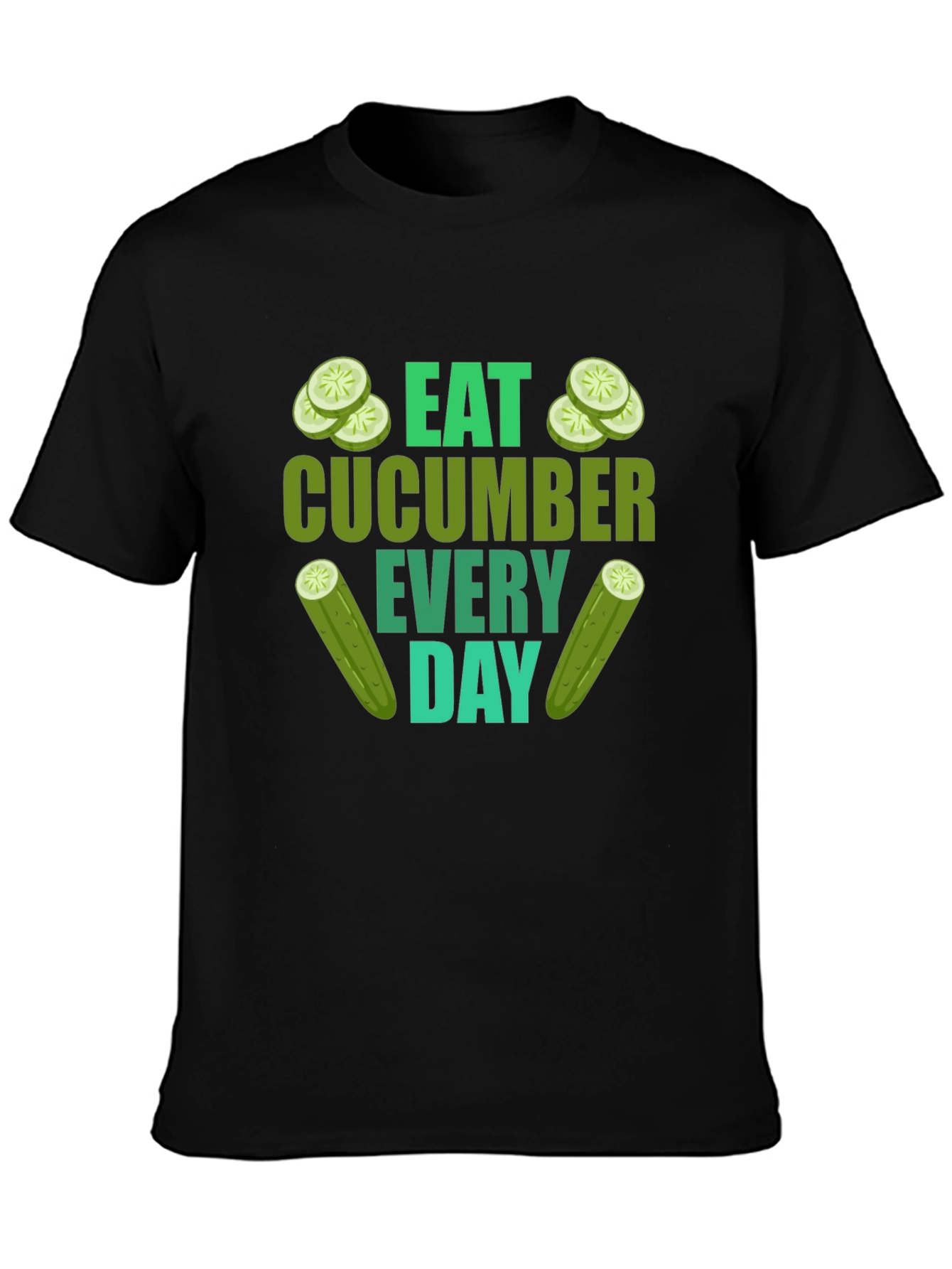 Eat Cucumber Everyday Graphic T-Shirt