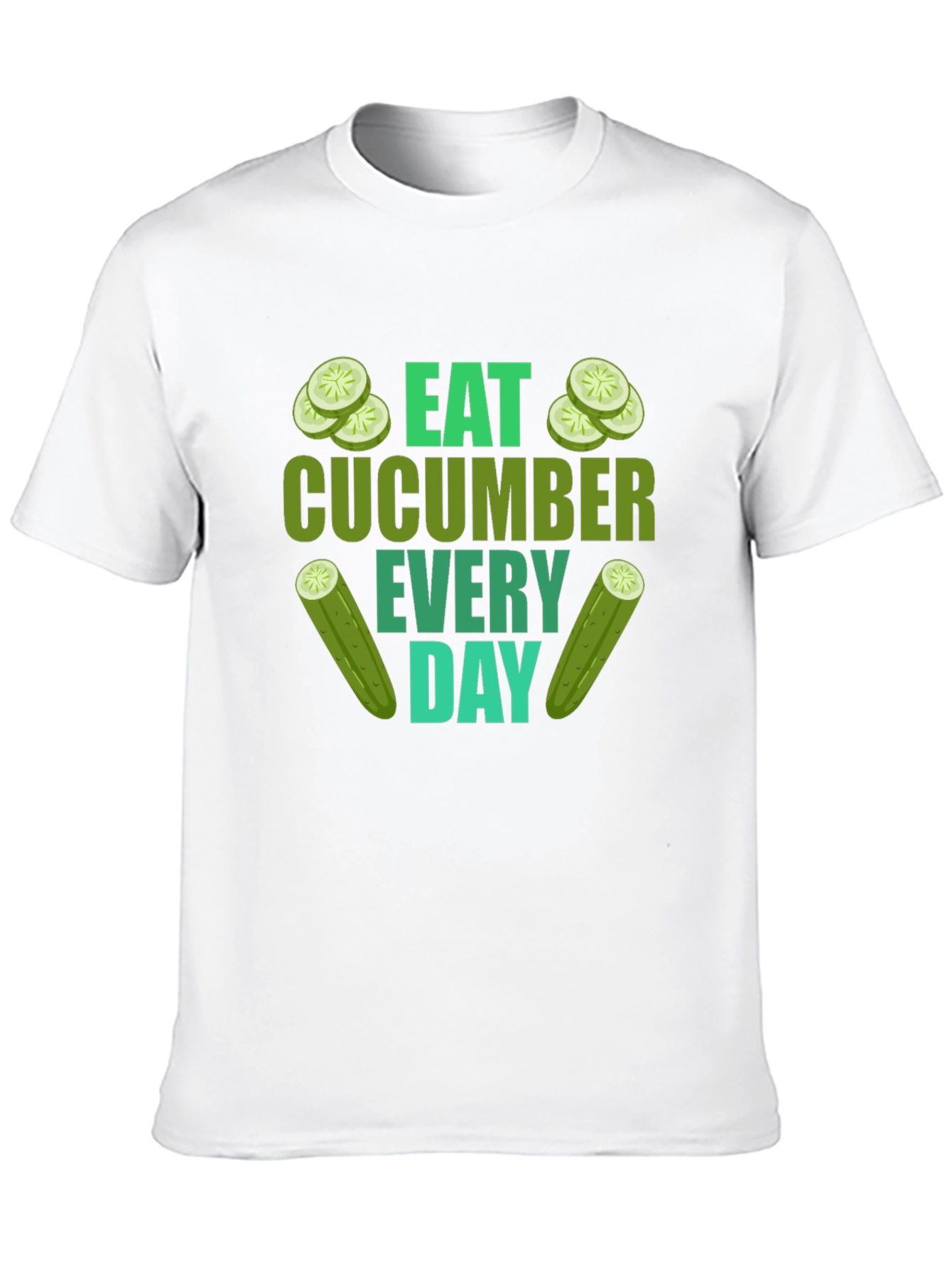 Eat Cucumber Everyday Graphic T-Shirt