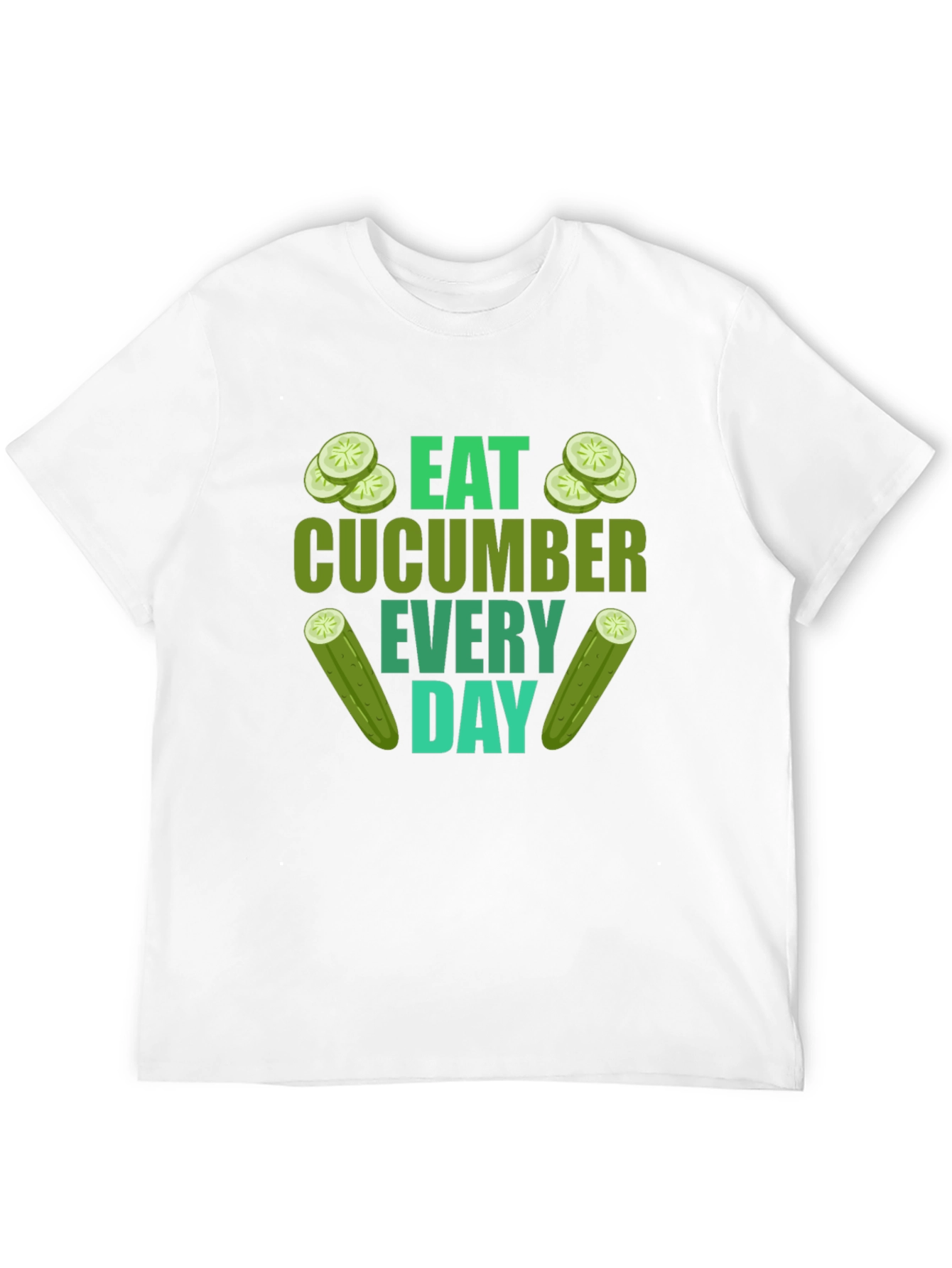 Eat Cucumber Everyday Graphic T-Shirt