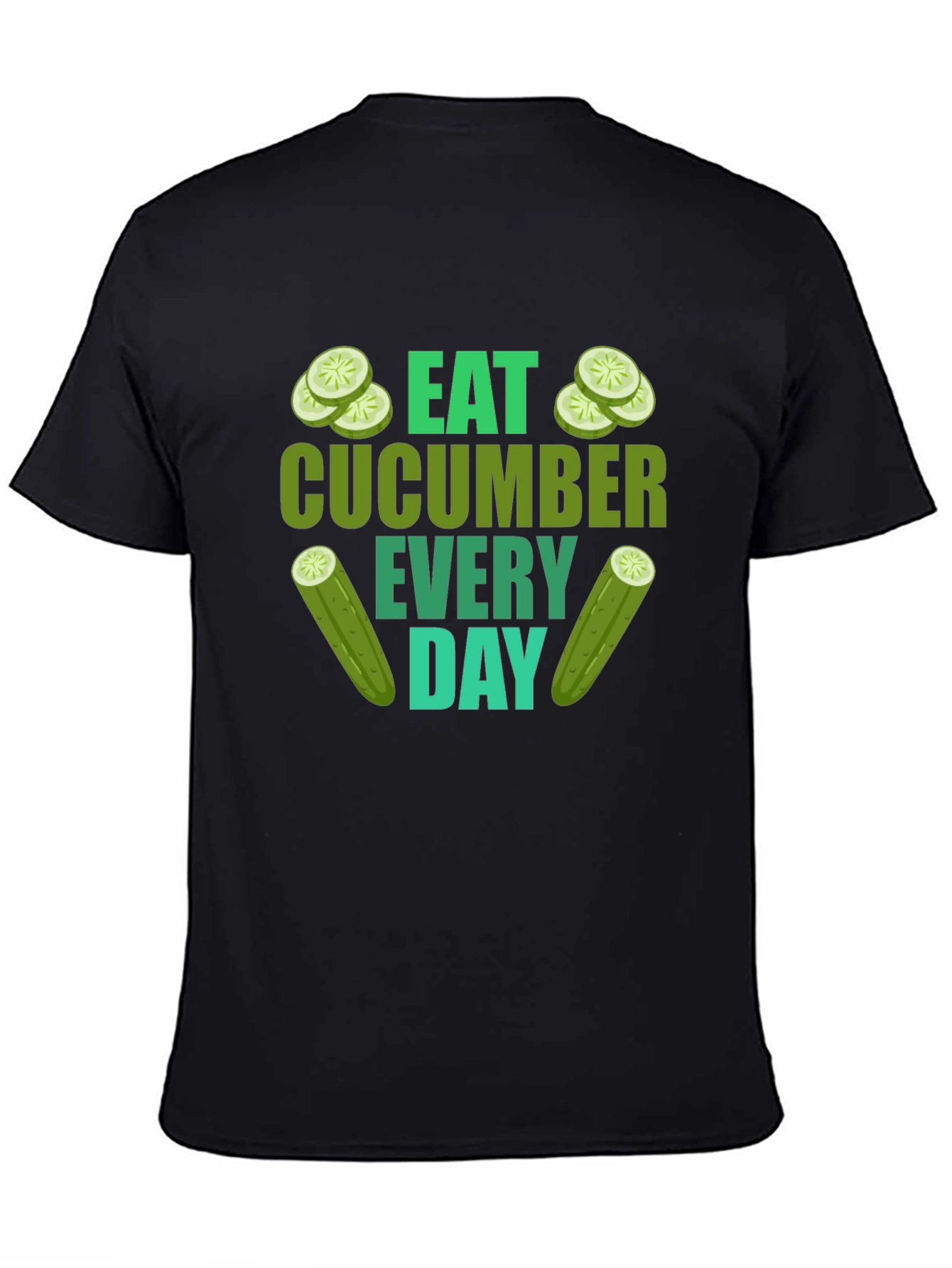 Eat Cucumber Everyday Graphic T-Shirt