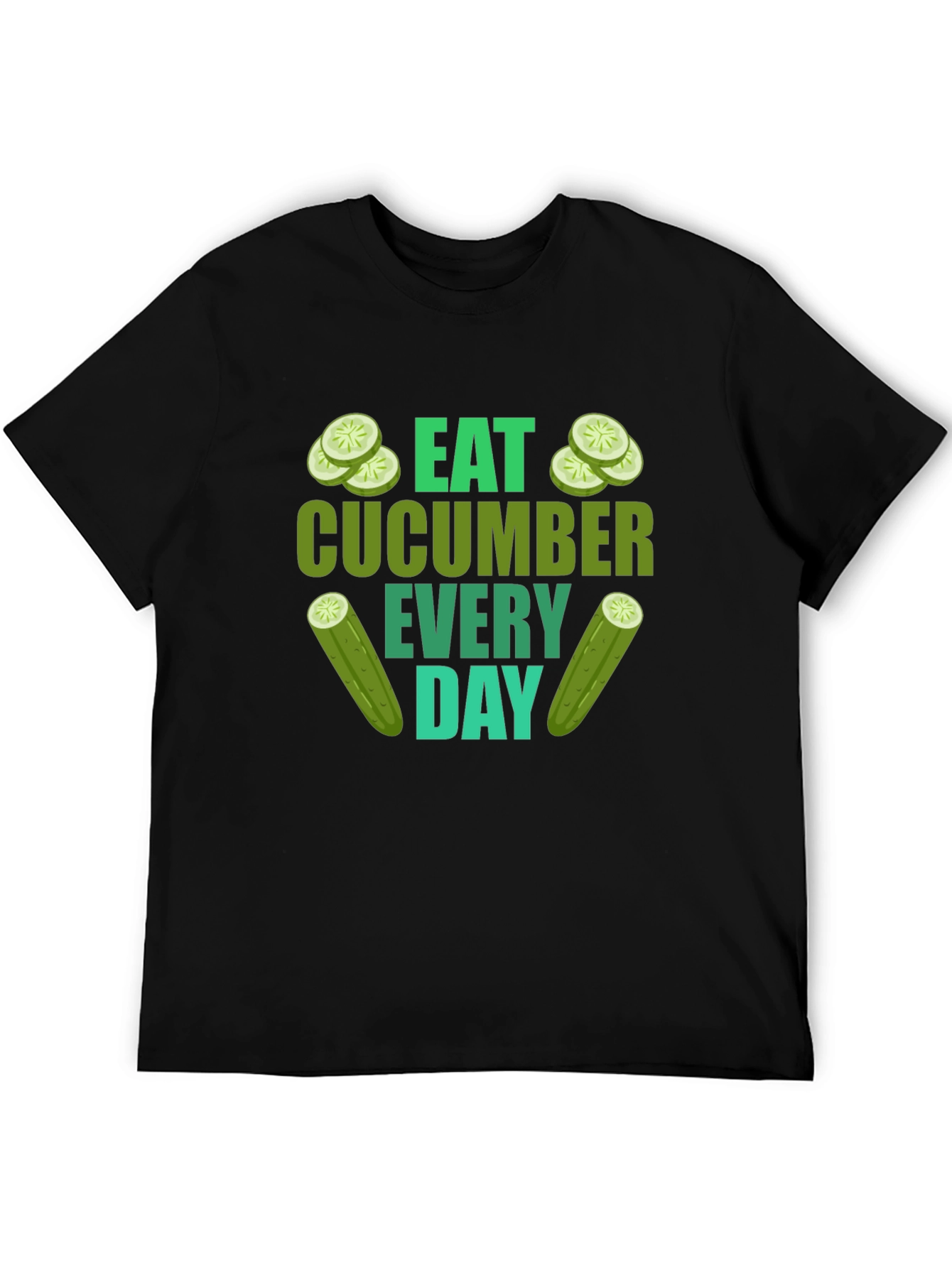 Eat Cucumber Everyday Graphic T-Shirt