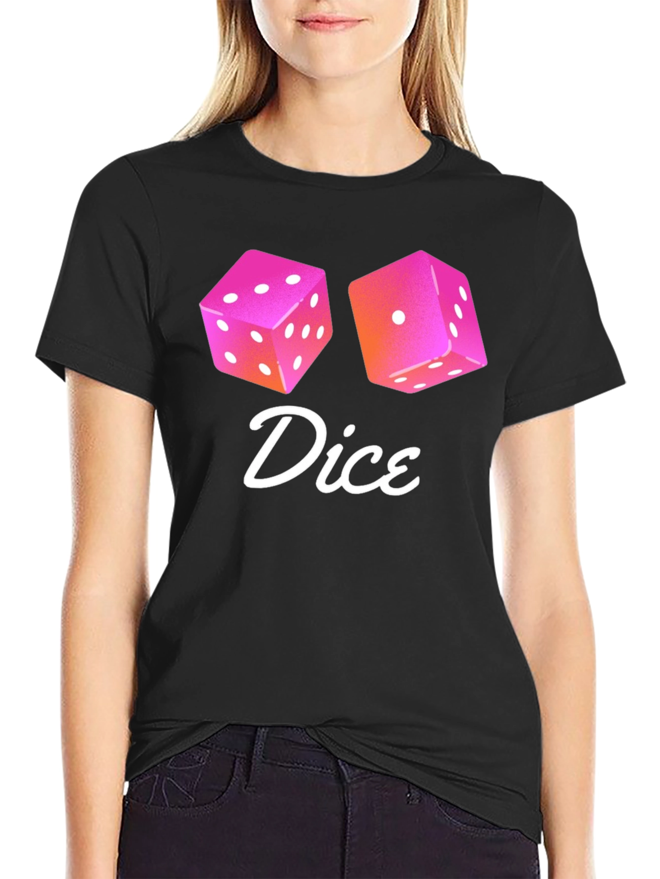 Dice Graphic T-Shirt - Lucky Roll Style