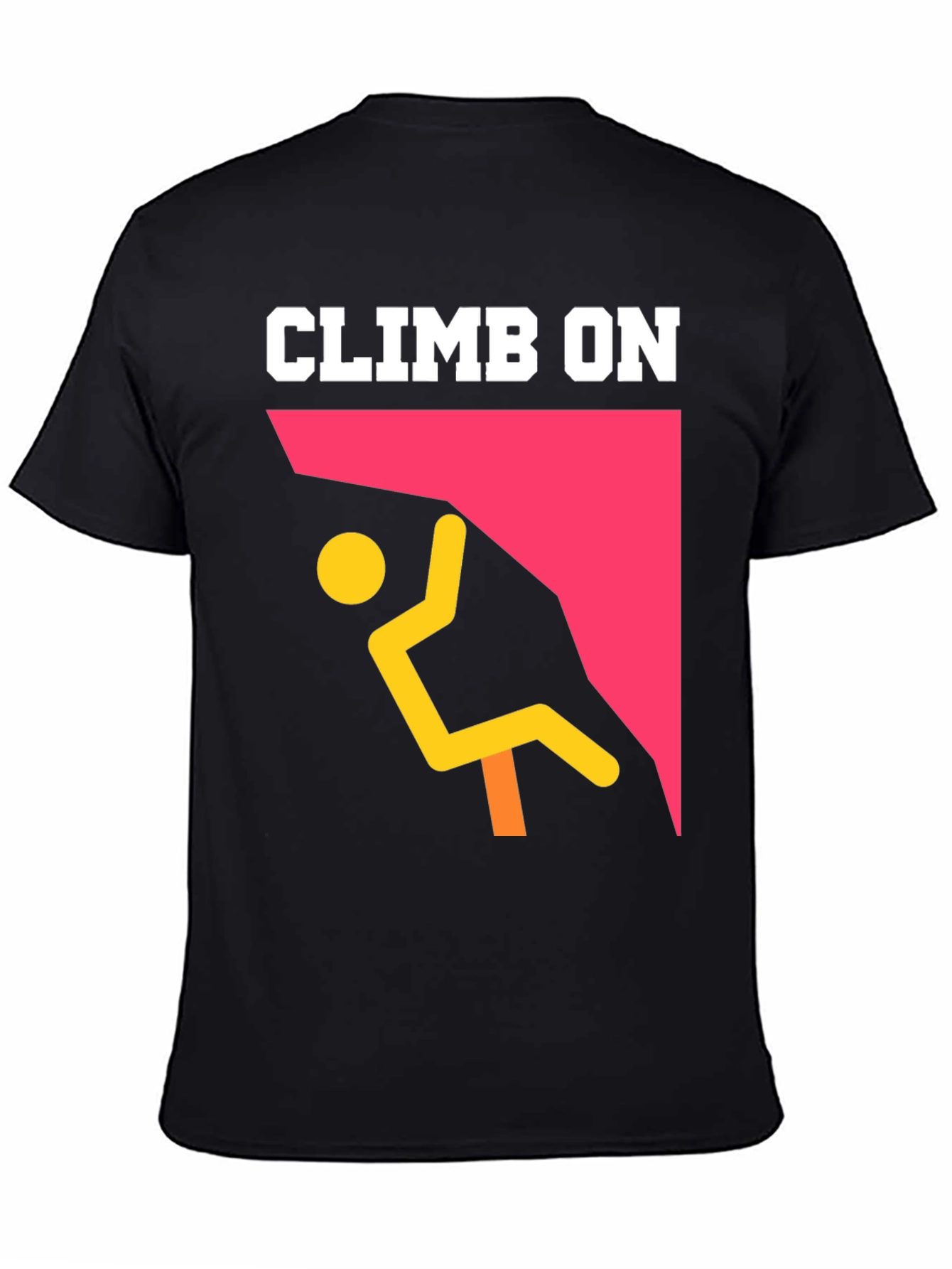 Climb On Graphic T-Shirt - Rock Climbing Tee