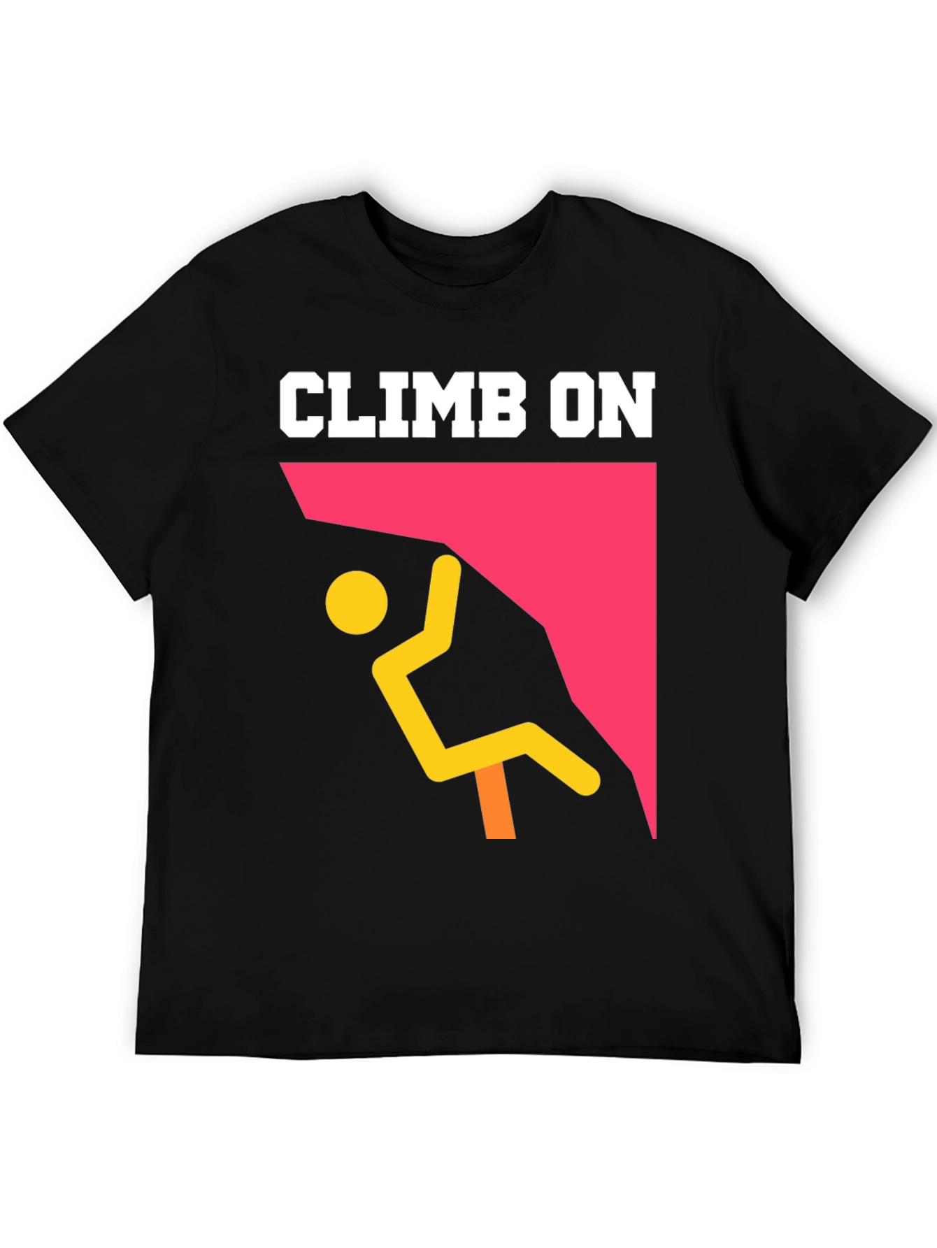 Climb On Graphic T-Shirt - Rock Climbing Tee