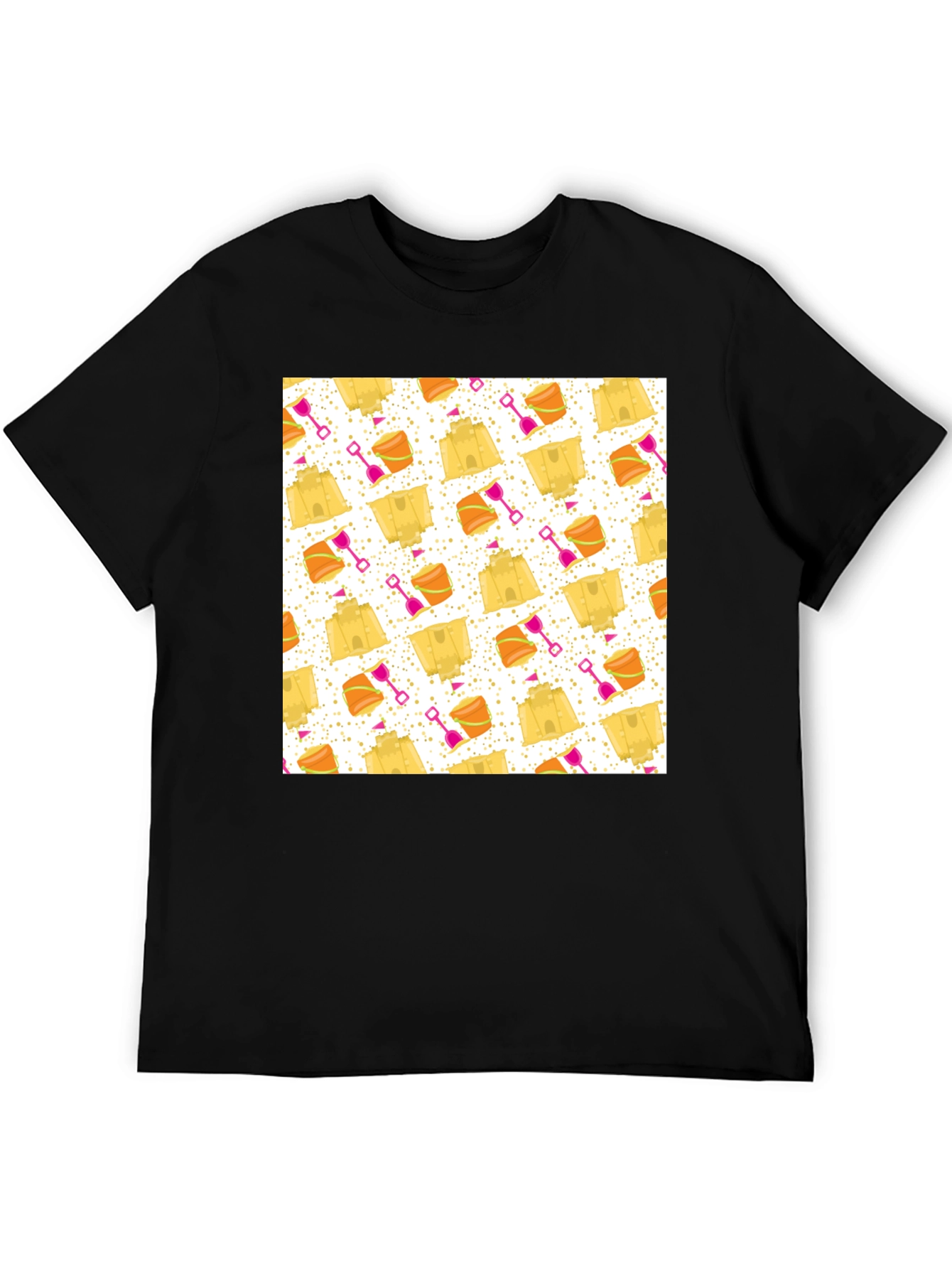 Fun Beach Pattern T-Shirt