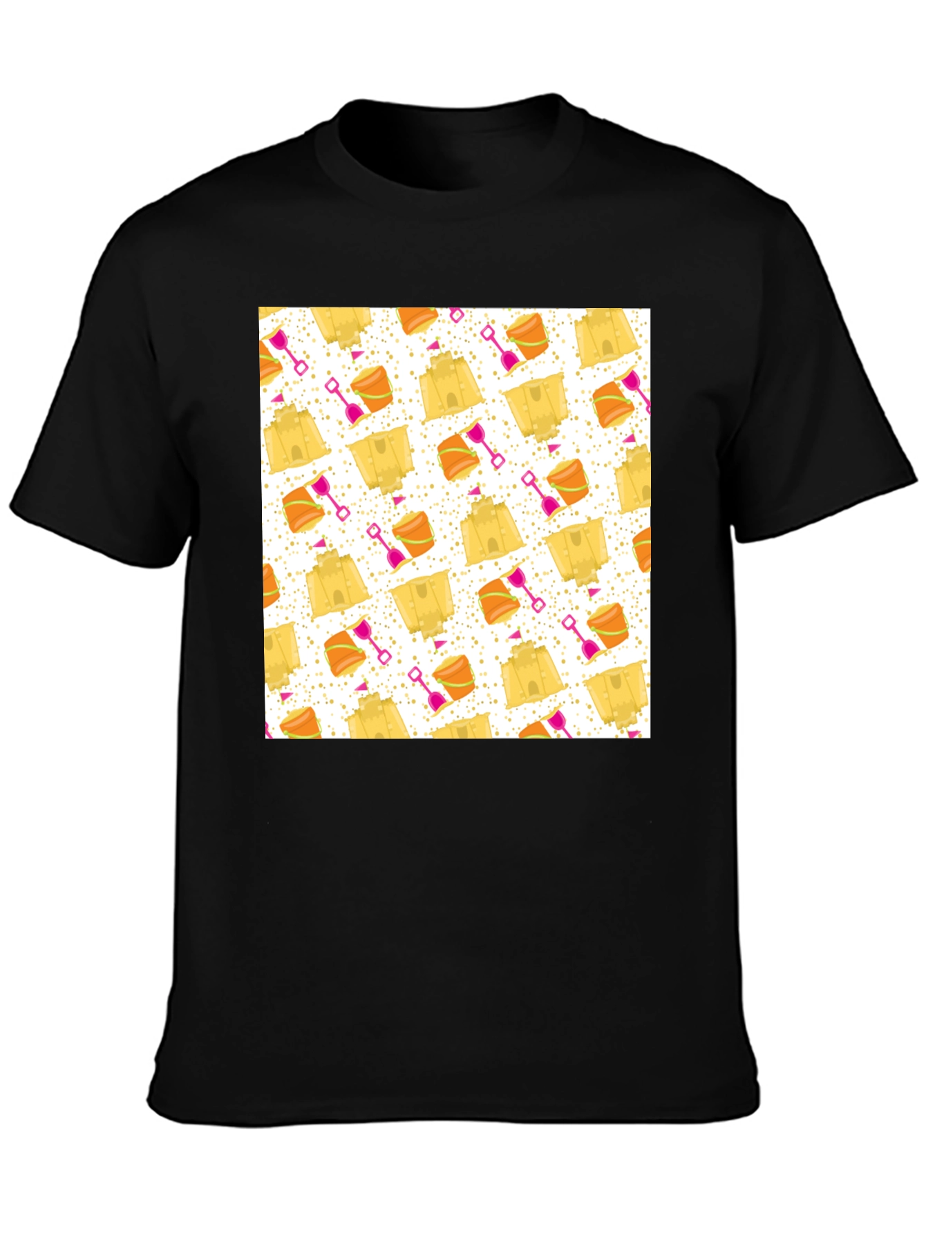 Fun Beach Pattern T-Shirt