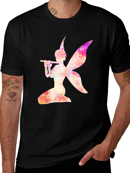Fairy Flute Black T-Shirt