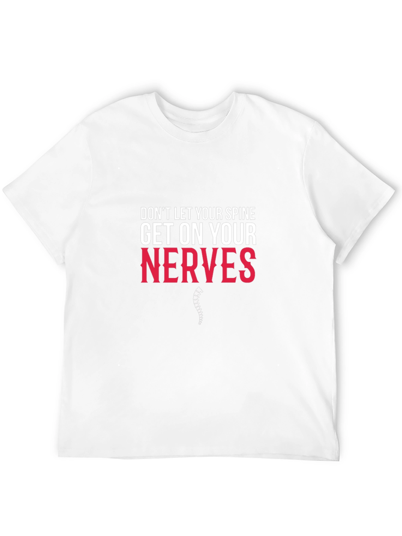 Spine On Nerves Graphic Tee