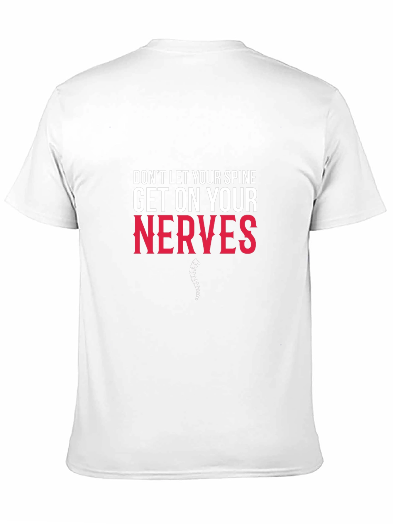 Spine On Nerves Graphic Tee