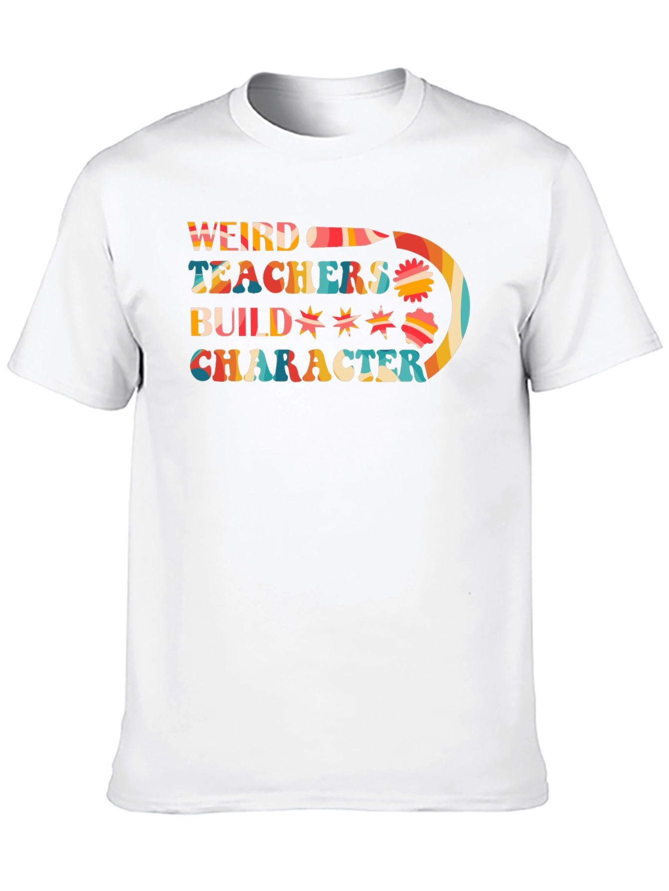 Weird Teachers Build Character Graphic Tee